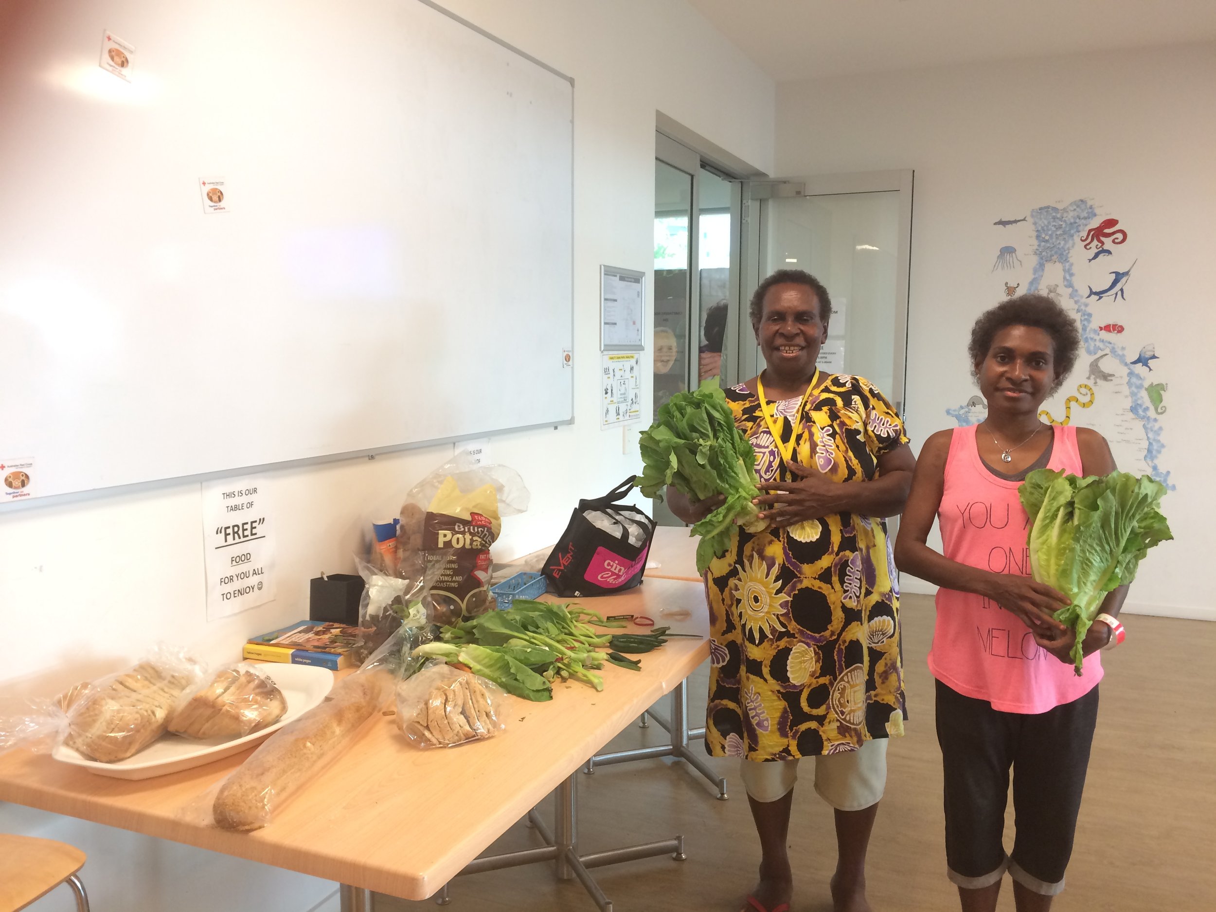 Delivery of some fresh garden greens! 