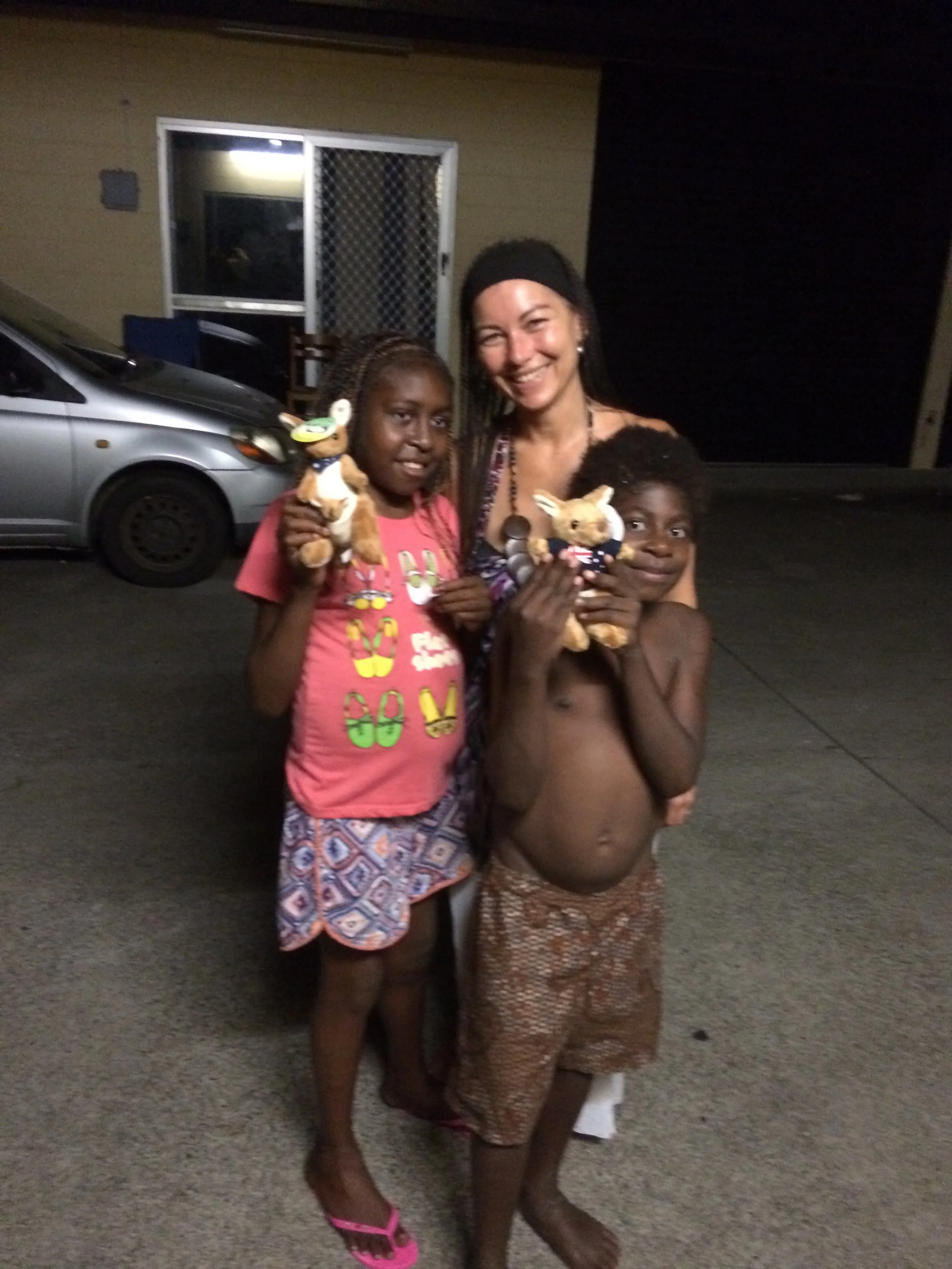 Gifts and farewells when leaving. Saying goodbye is always very emotional especially after supporting them for up to 18 months. 