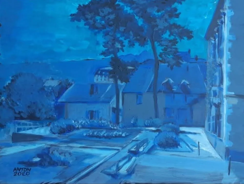 Peinture à l'huile de l'artiste peintre Anton