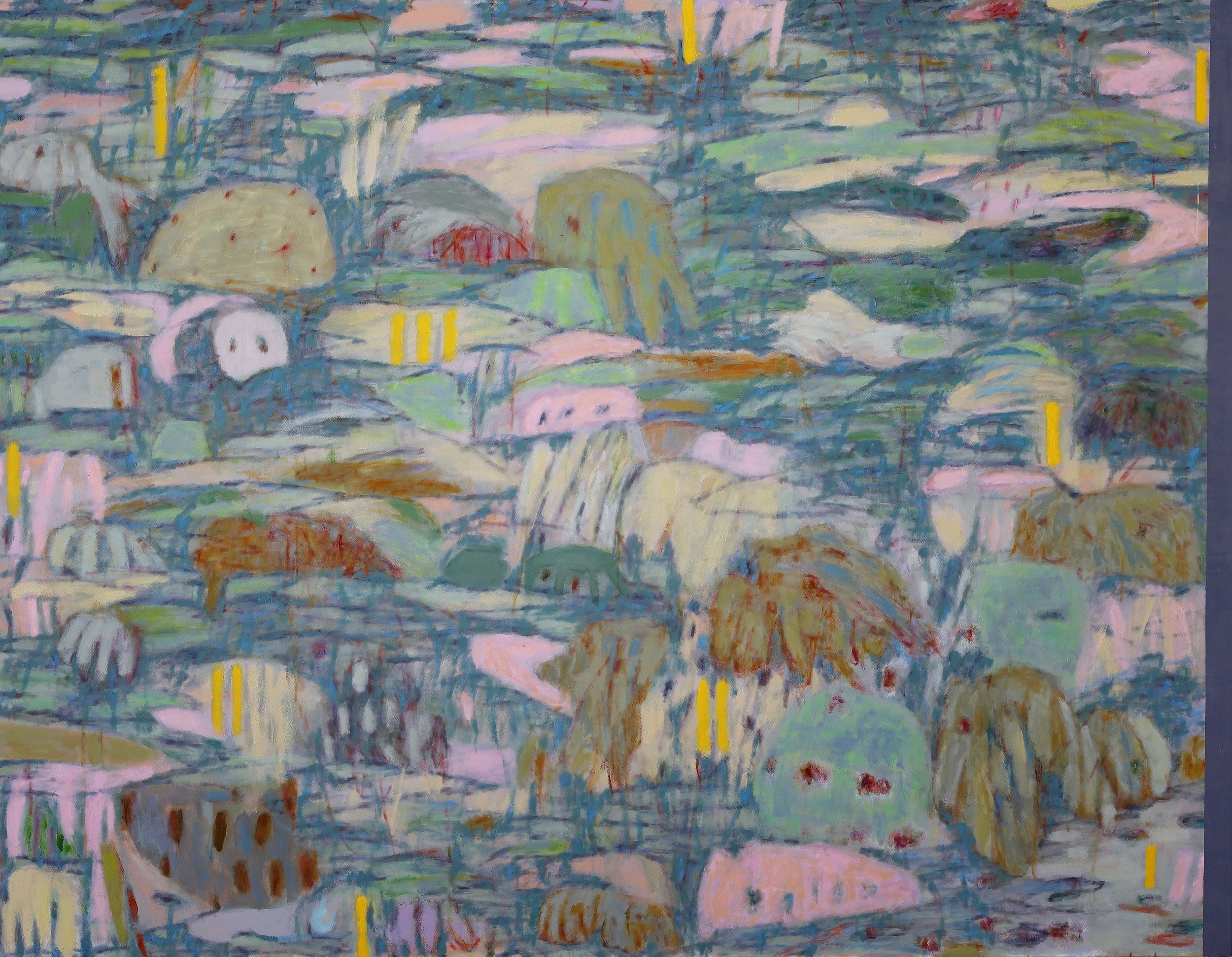 Neither more nor less, 220cm x 170cm, oil on canvas