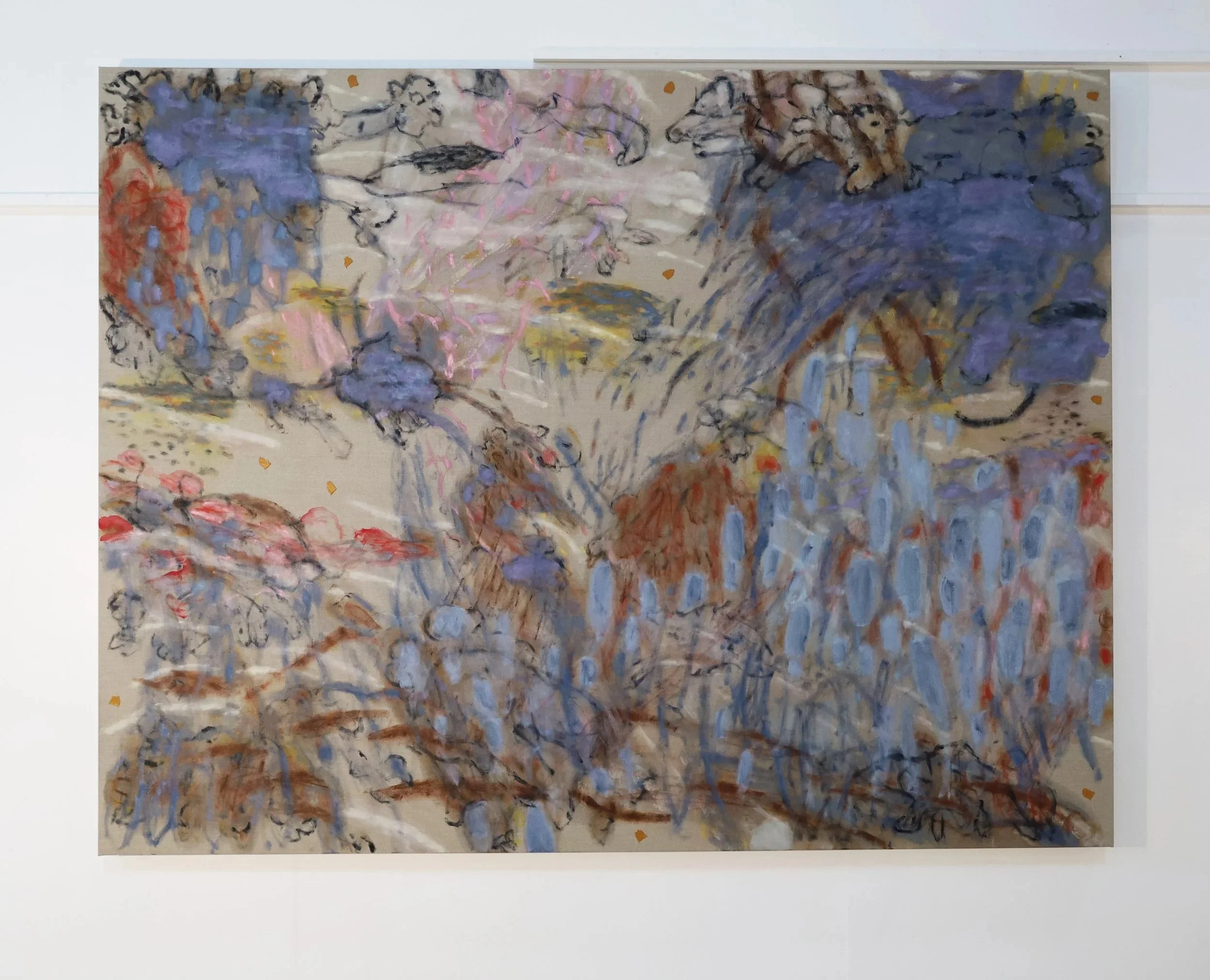 work in progress, oil on linen, 220cm x 170cm