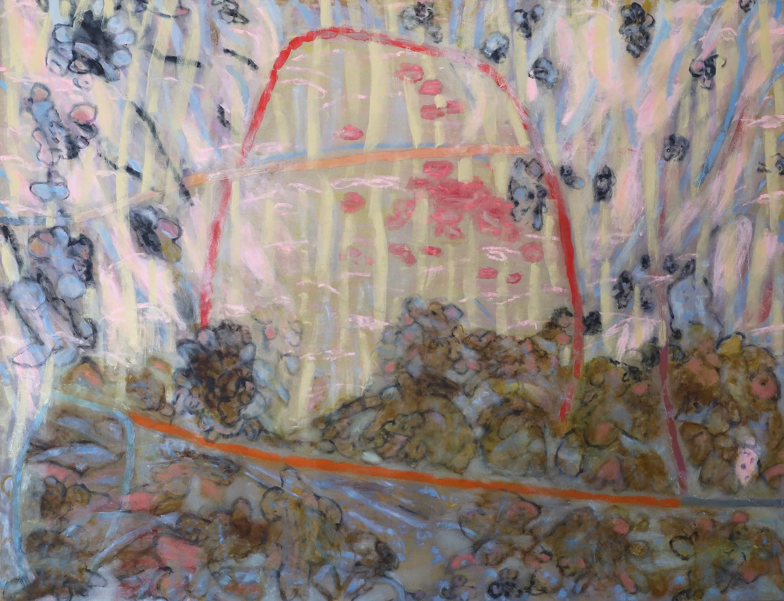 Arkle Bay (2025), oil on linen, 220cm x 170cm 