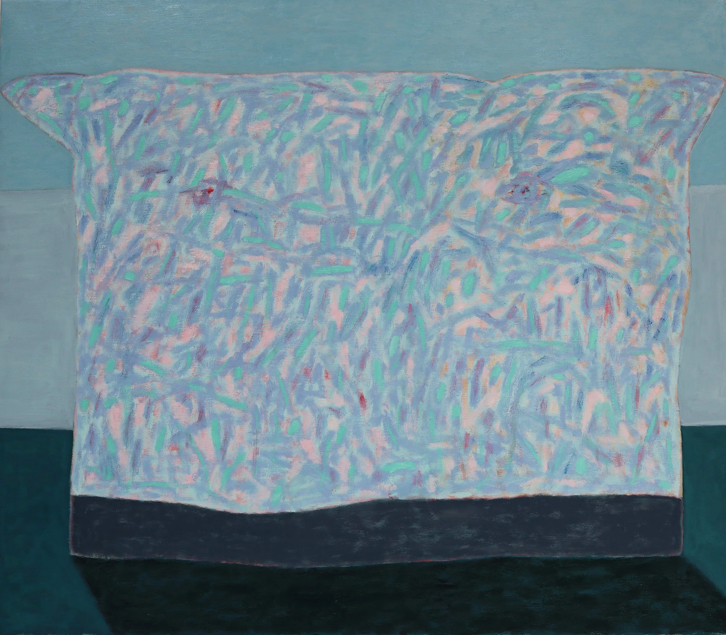 Look How Solemn They Are, oil on linen, 115cm x 100cm