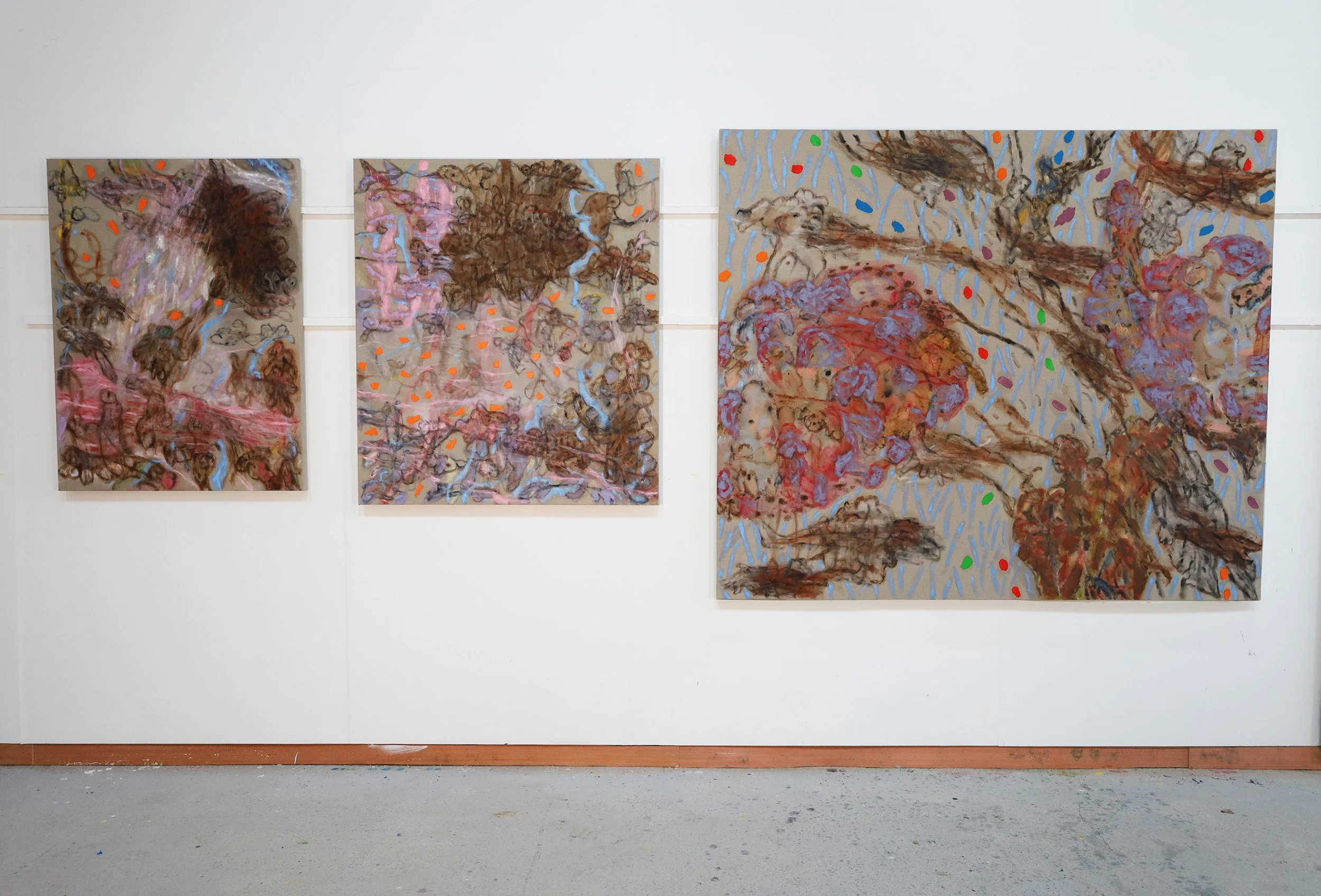 work in progress in the studio (holding image)