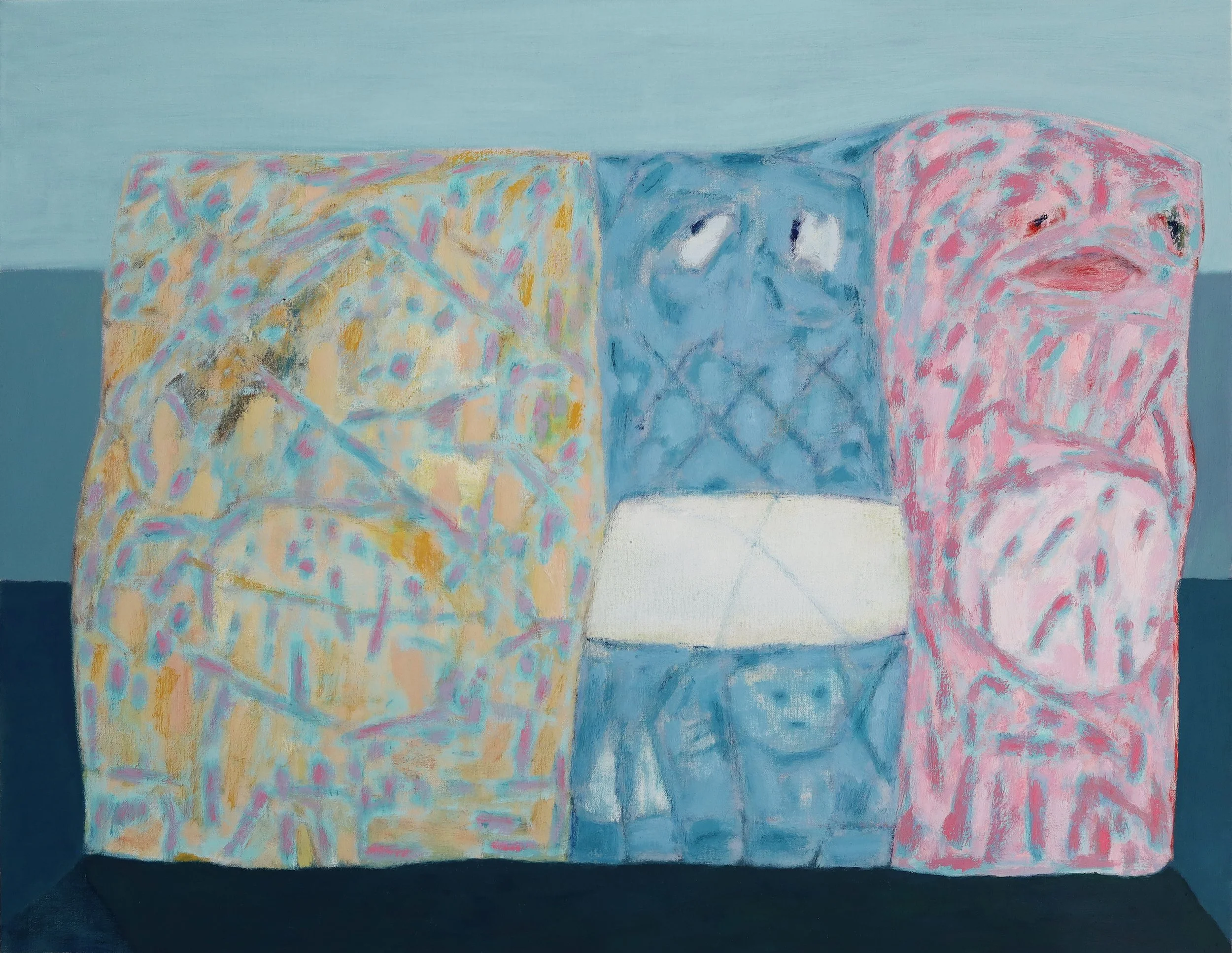 No One Has Seen Us, Oil on linen, 90cm x 70cm