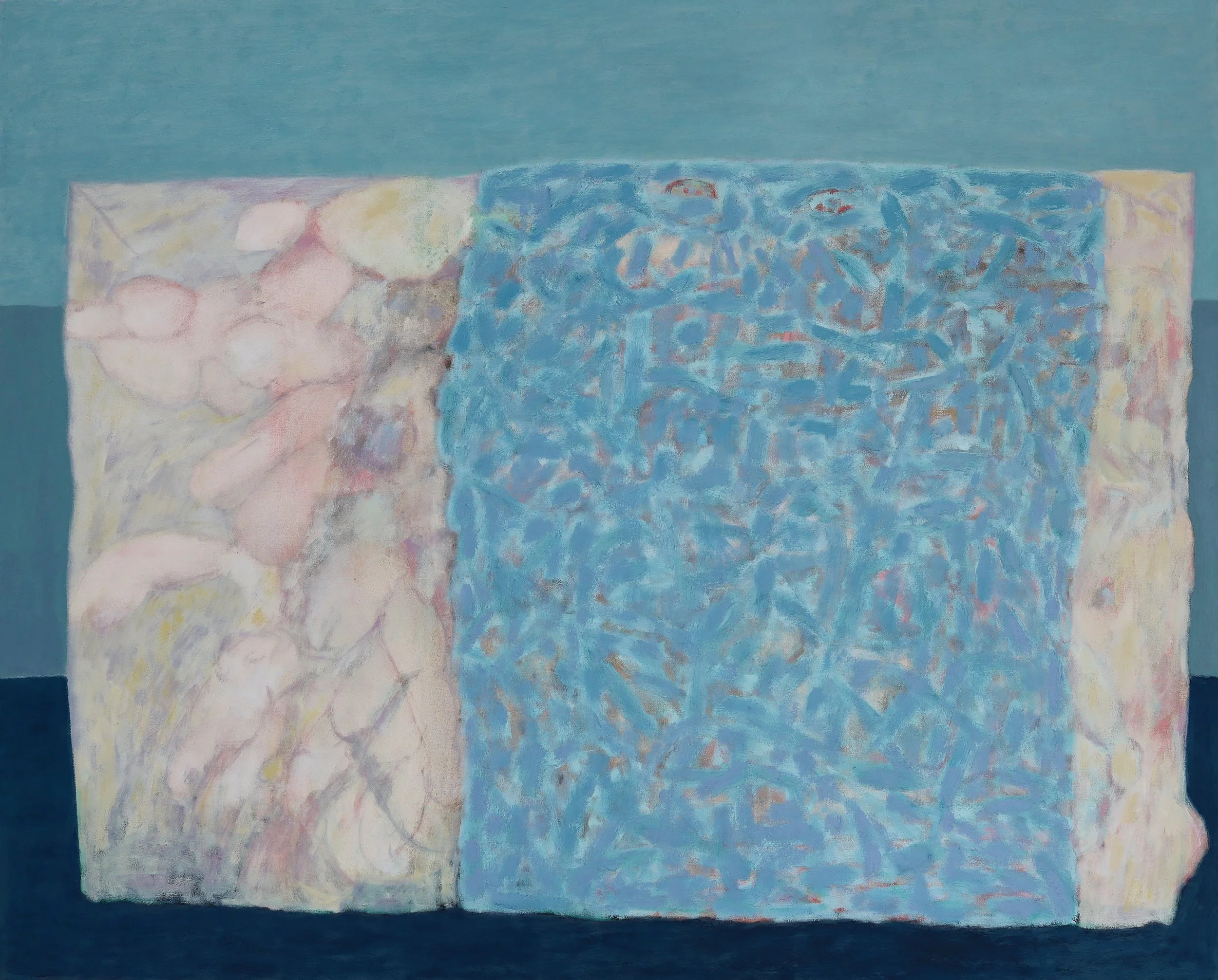 There is Plenty to Suck, oil on canvas, 100cm x 81cm
