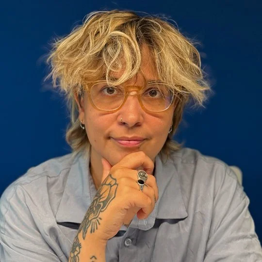 Embossed lion head design on gray background