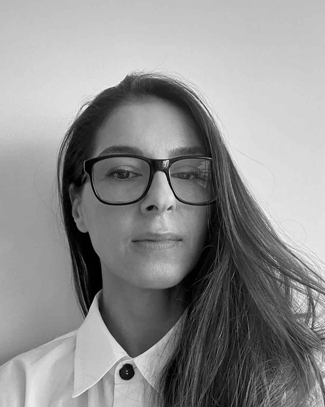 Abstract lion head in black on a gray background.