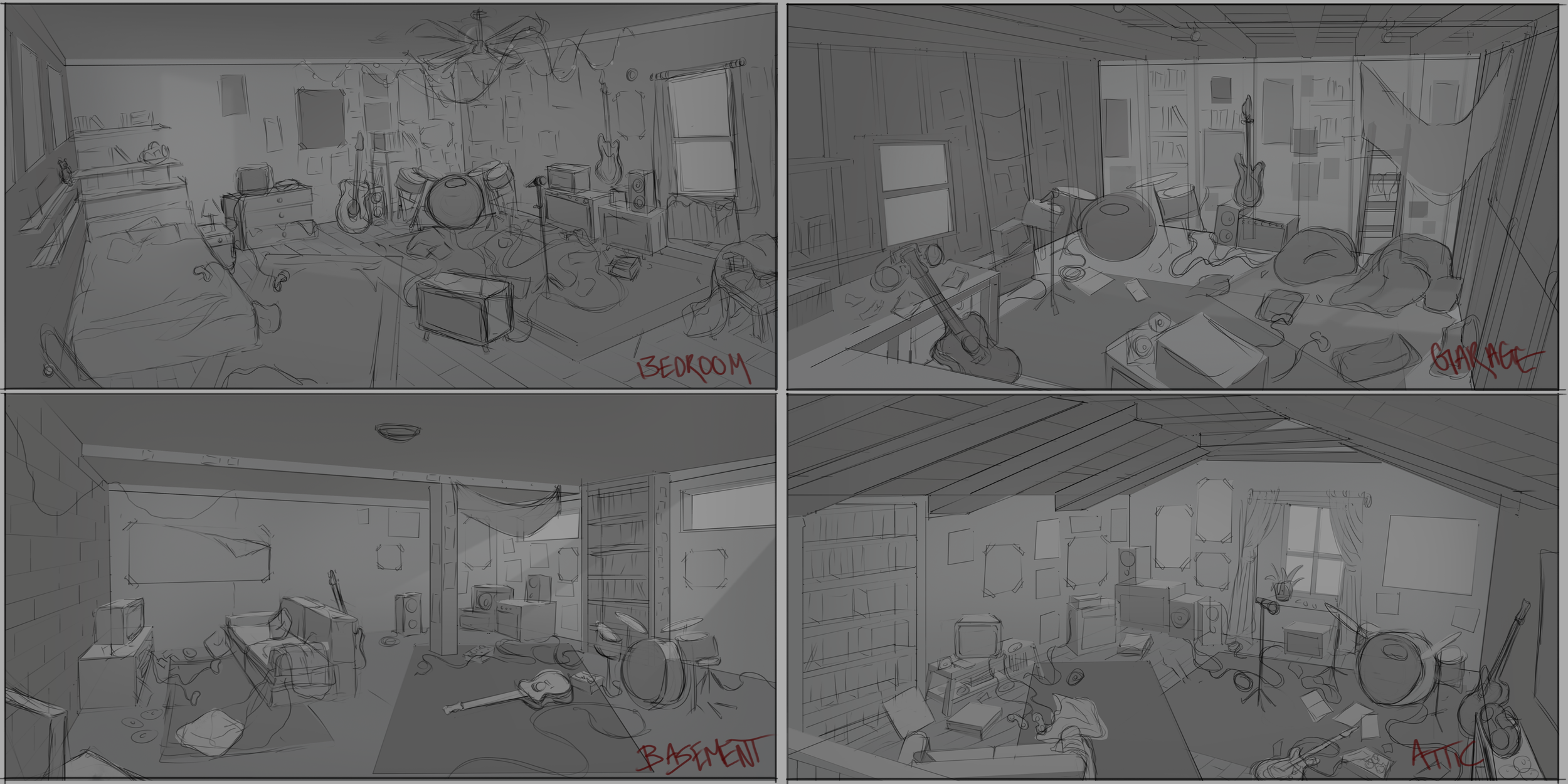 inital sketches