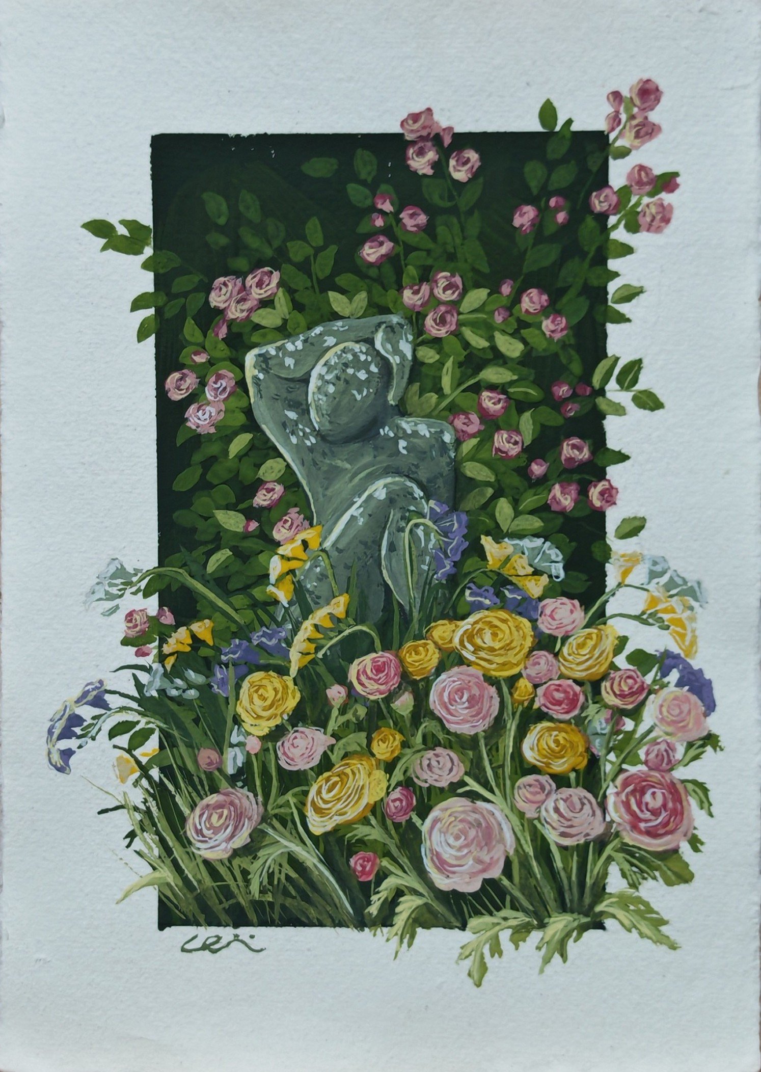 'Happy Mothers Day'
Gouche on A5 handmade Paper
2026