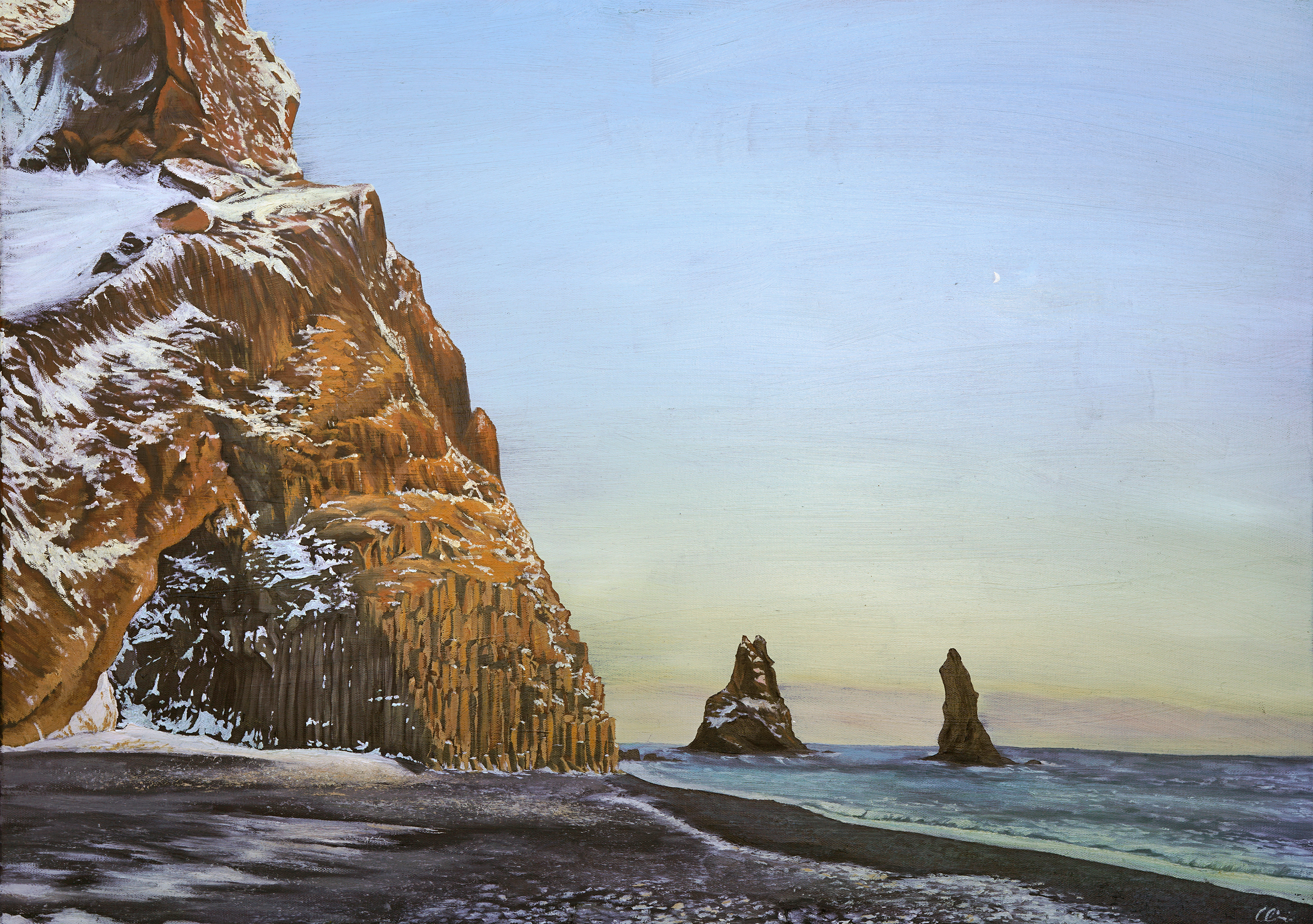 Reynisfjara 2026 Oil on Canvas