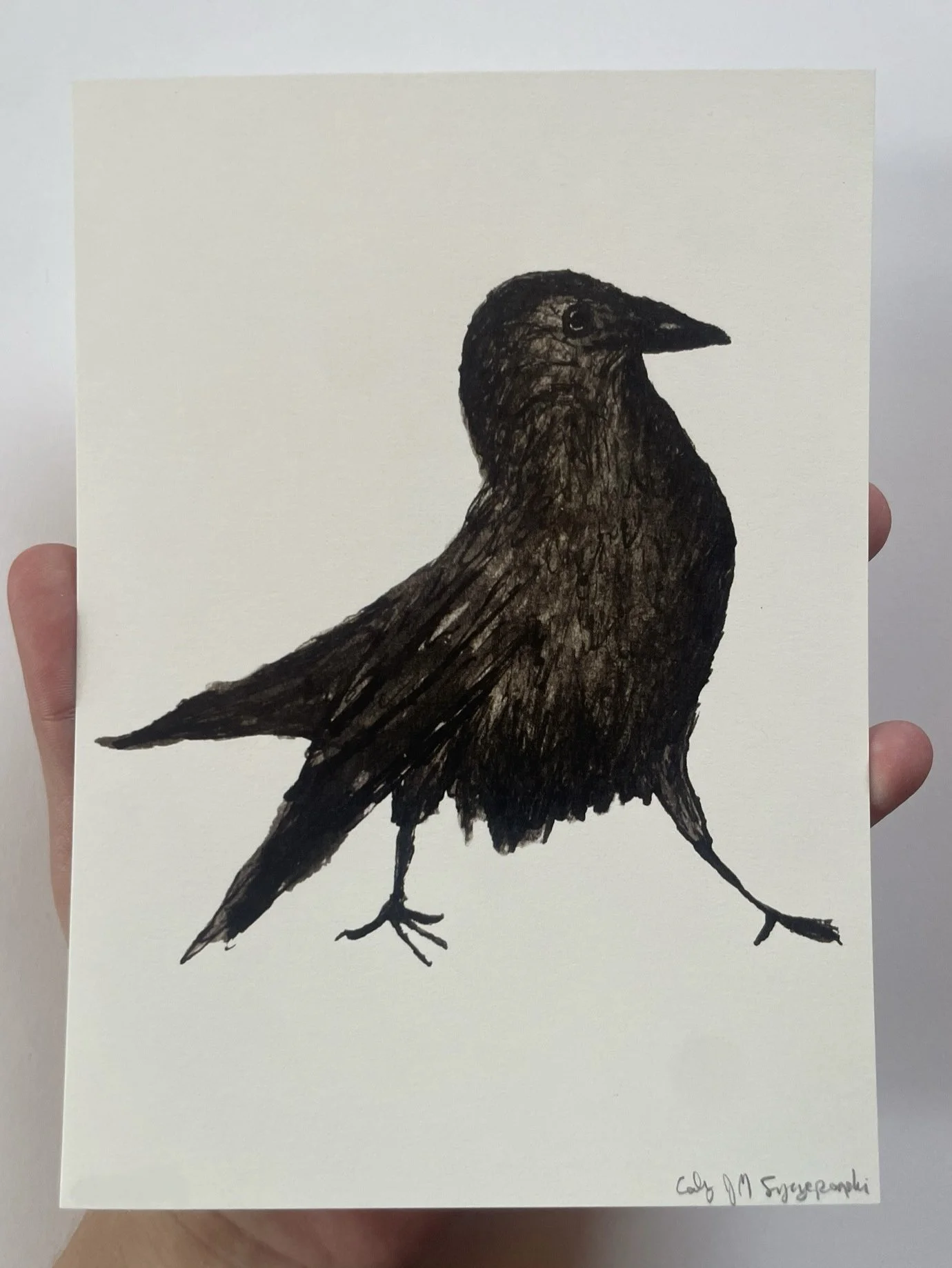 Funky Crow Print (5"x7")