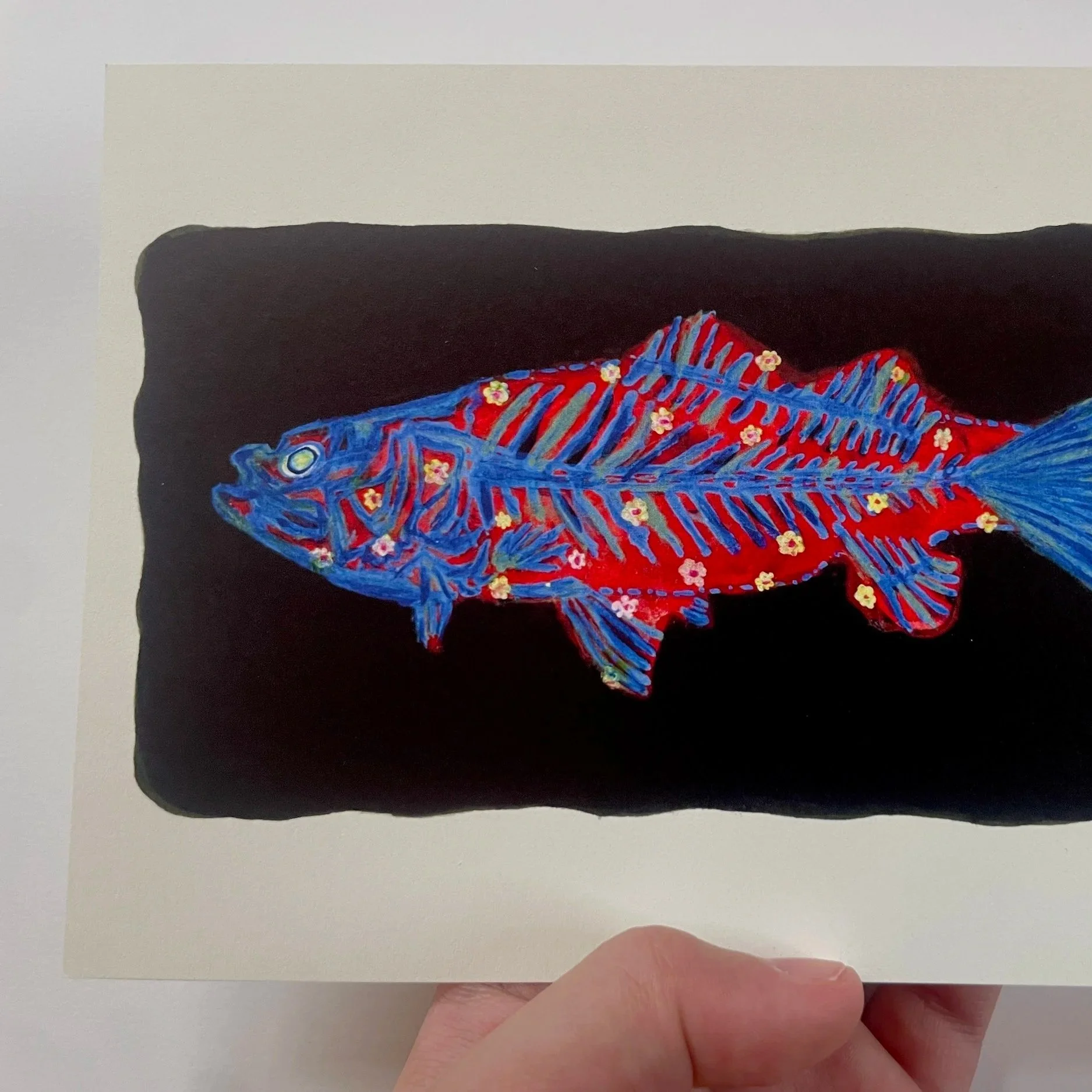 Fish Skeleton Print (5