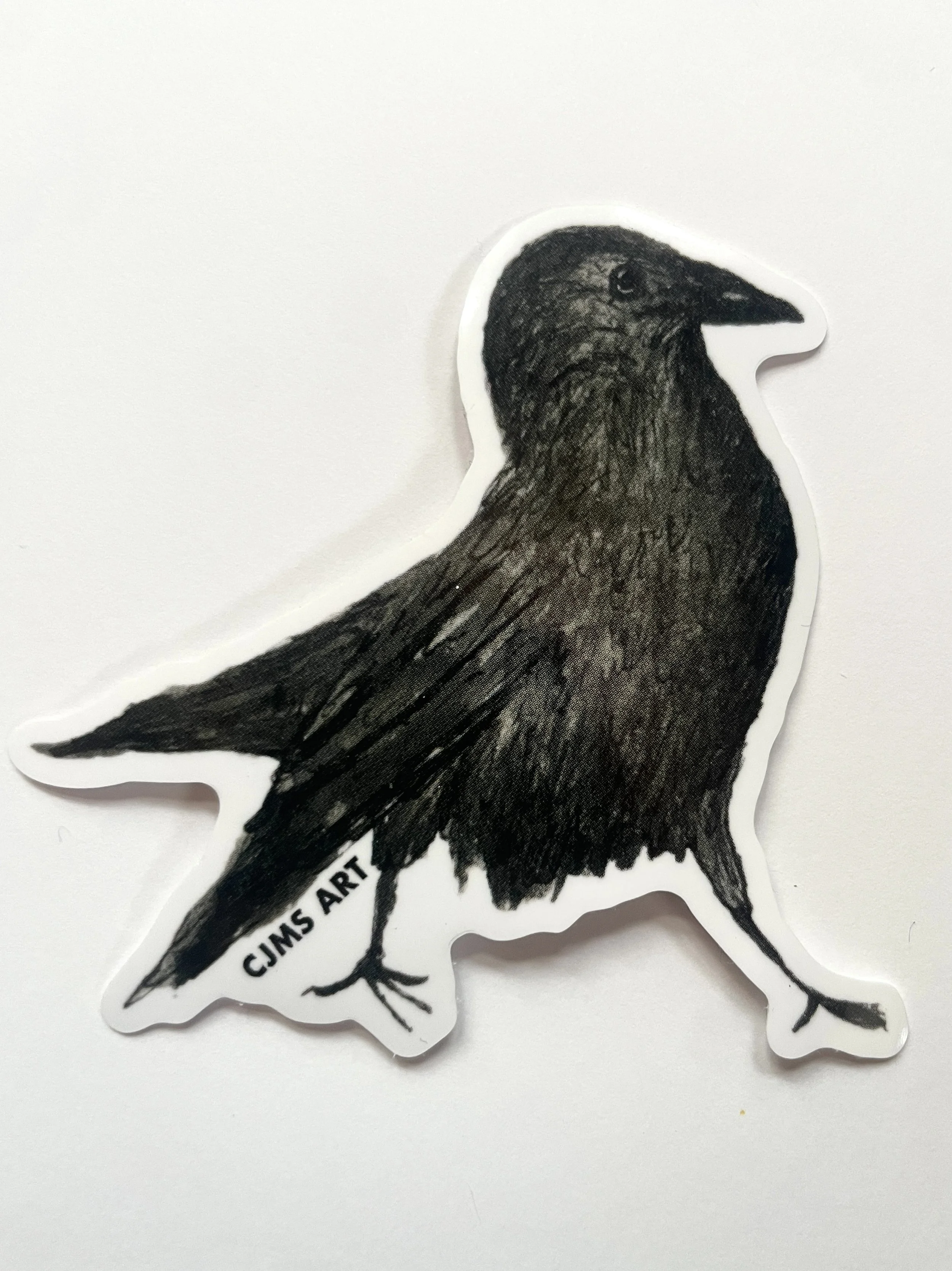Funky Crow Sticker (3")