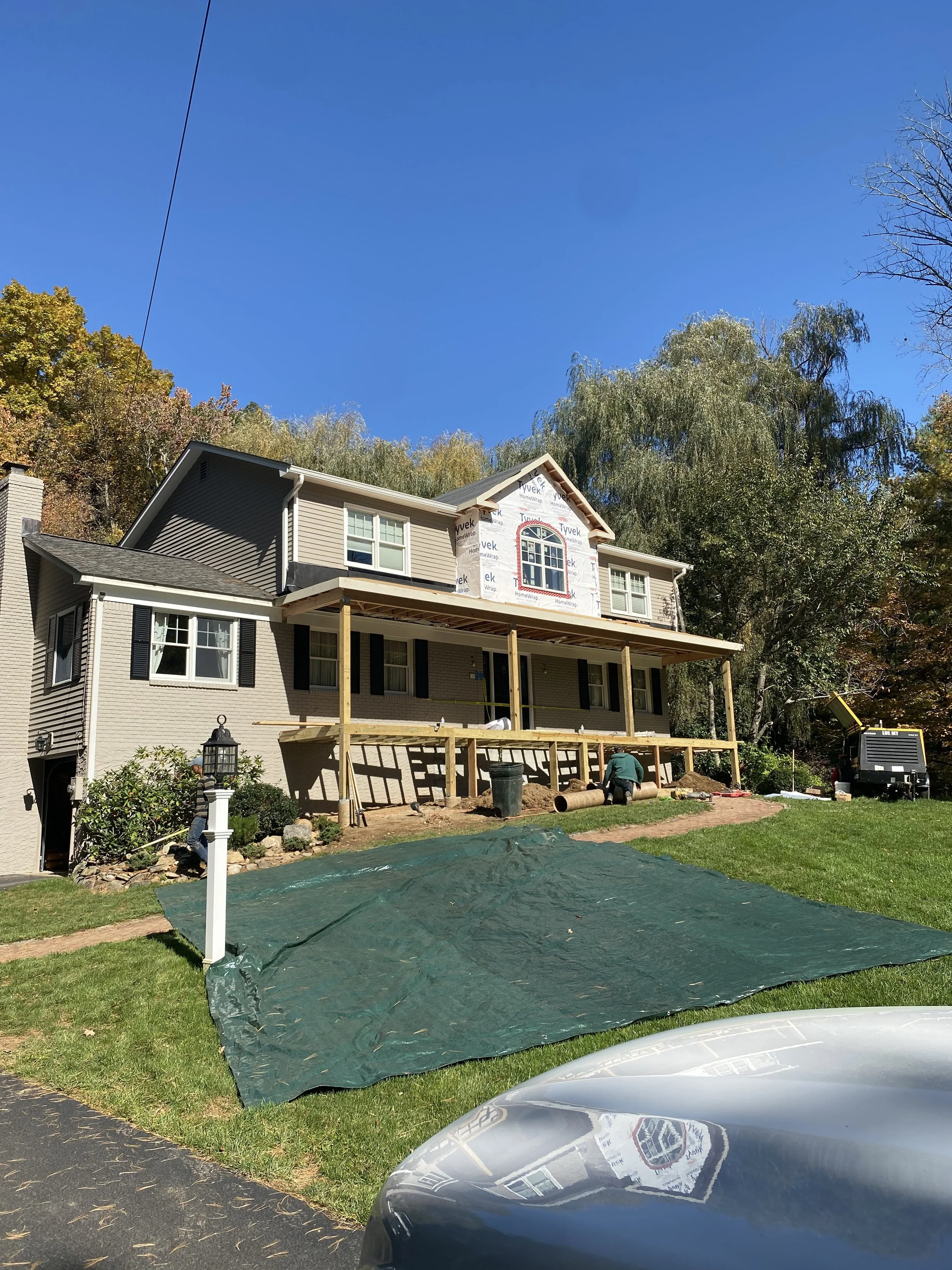 An Addition in Katonah with a new Deck and Dormer