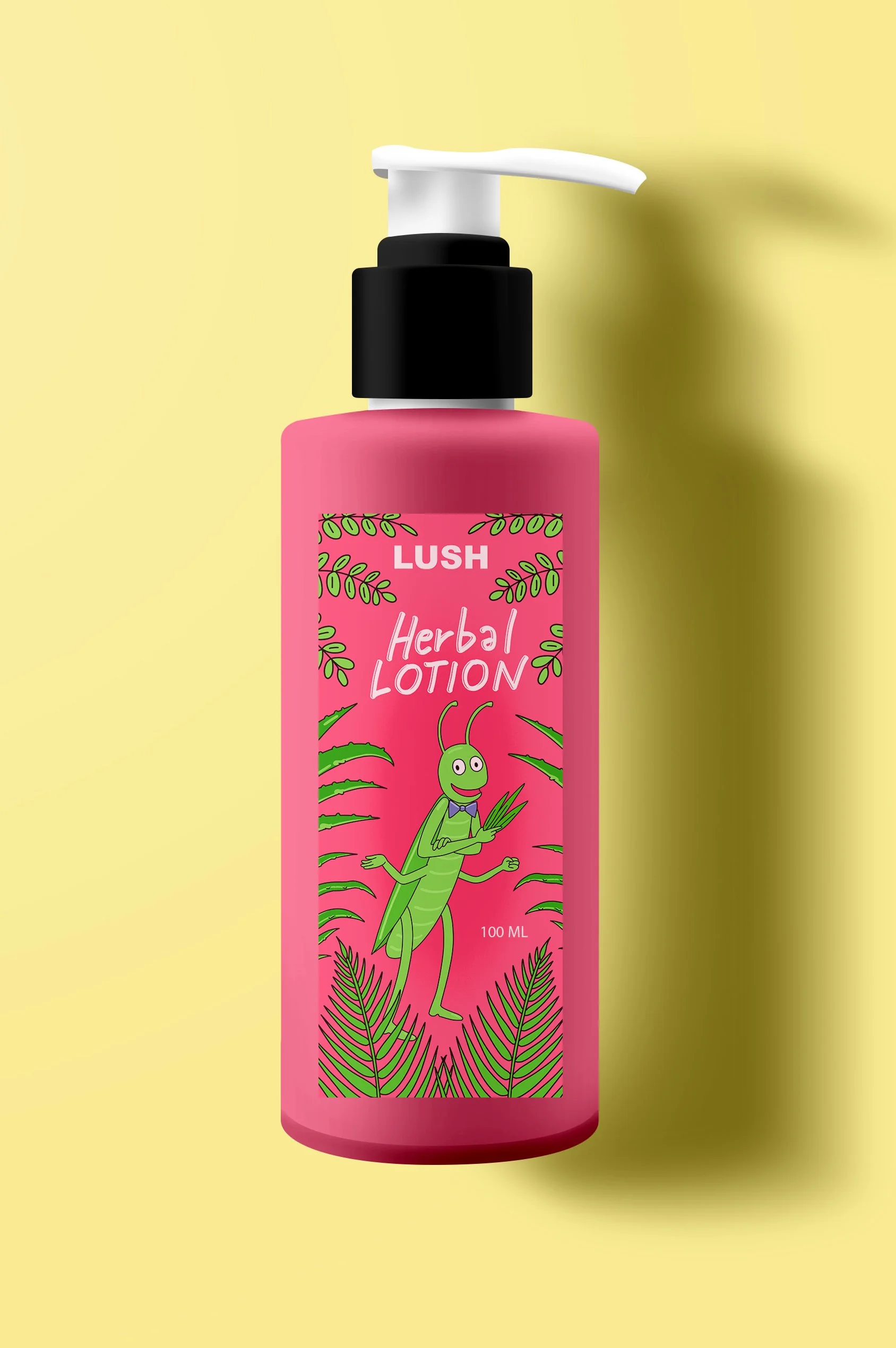 mock-up of a bottle of product
