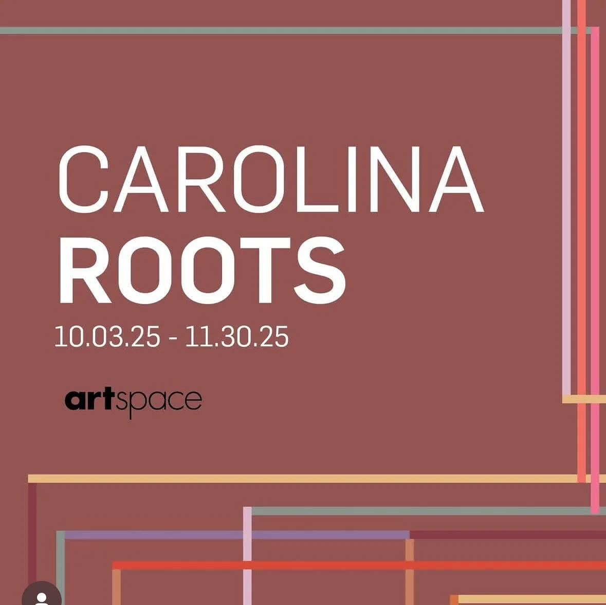 Such a fun night at the Preview Party for Carolina Roots at @artspacenc ! Loved hearing people&rsquo;s stories about growing up in the South - the challenges and the joys - and how those experiences shaped them.

I&rsquo;m excited to have my piece Cr