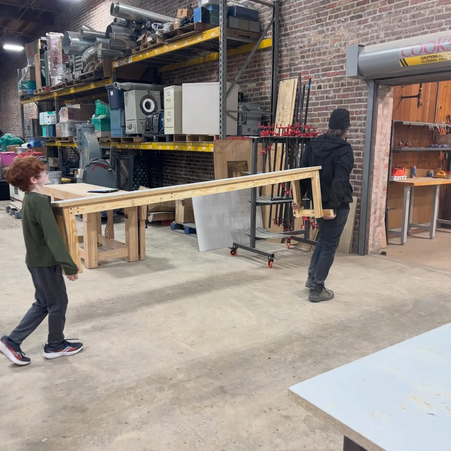 A freshly crafted wheel table headed into MudCo! Everything is coming together and I can&rsquo;t wait to welcome you into this space. So much gratitude for my little family&rsquo;s support and efforts in helping to make this dream of mine a reality. 