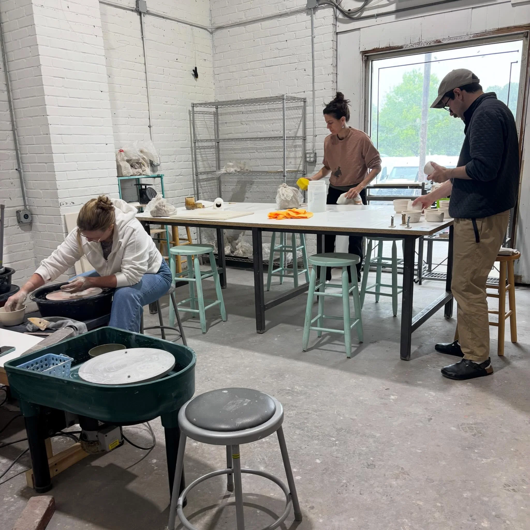🌧️ Rainy day plans? We&rsquo;ve got you covered! Come spin some clay, dip in vibrant glazes, and pull handles at our Open Studio. 
It&rsquo;s the perfect way to kick off your weekend with creativity, hands-on fun, and a little messy magic.