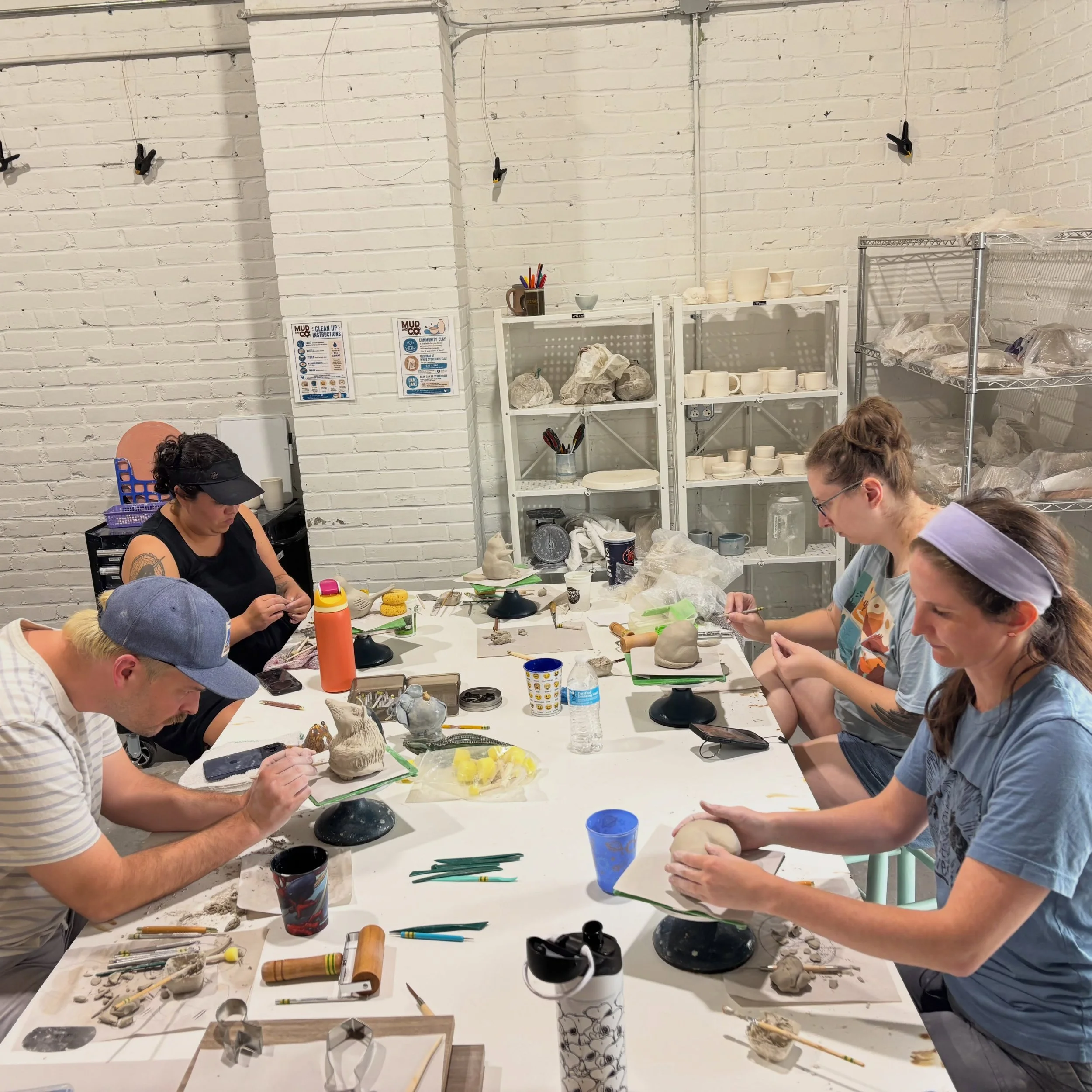 🐾 Clay Creatures: Session One! 🐾
All of our critters are constructed, and I LOVE seeing these little creatures come together!

So many fun and creative ideas are taking shape, with each little personality beginning to come to life. From carefully c