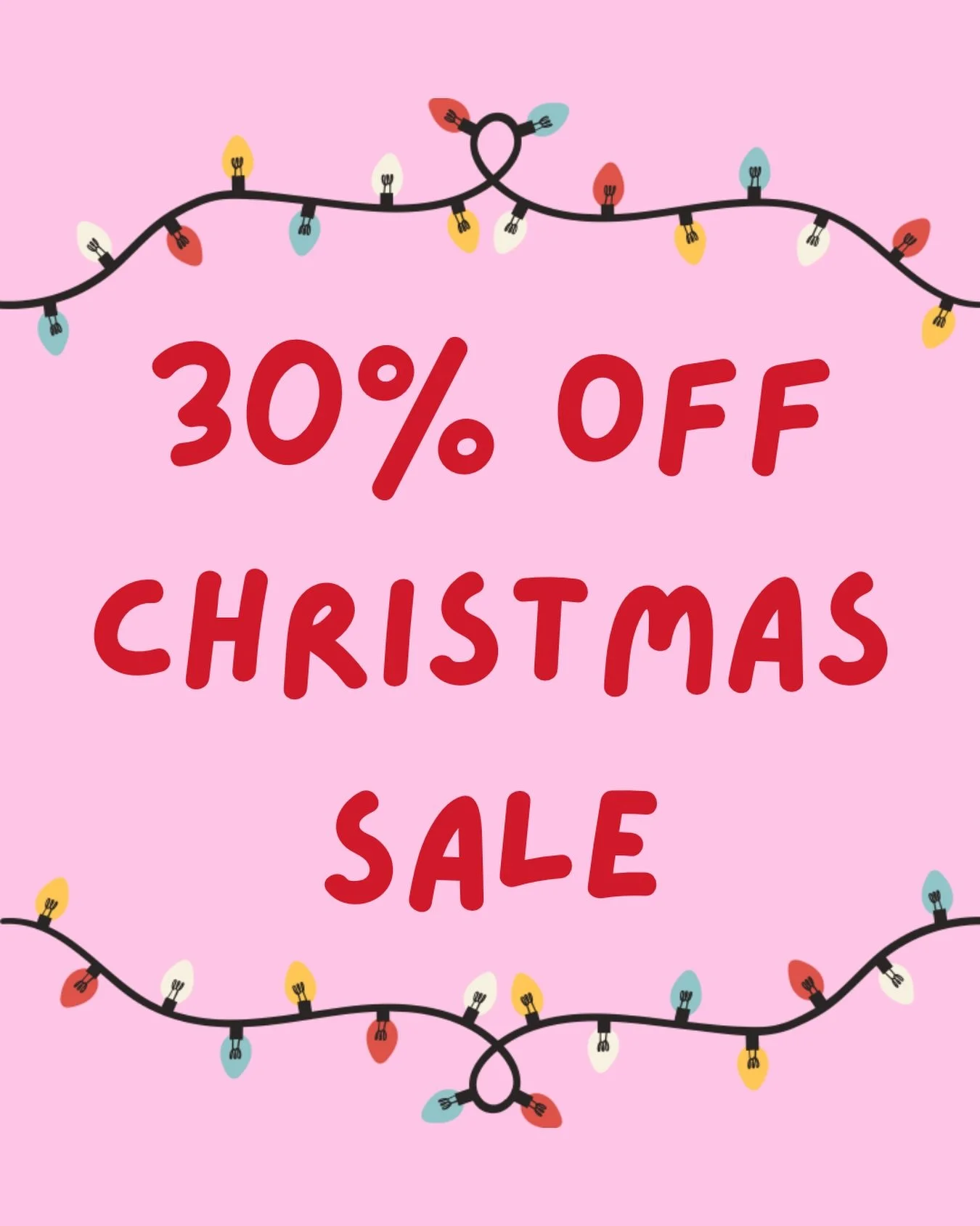 Christmas Sale!! 30% off select Christmas apparel and items!  No code needed. 
https://shopoverthemoonchildren.myshopify.com/collections/christmas-sale-25