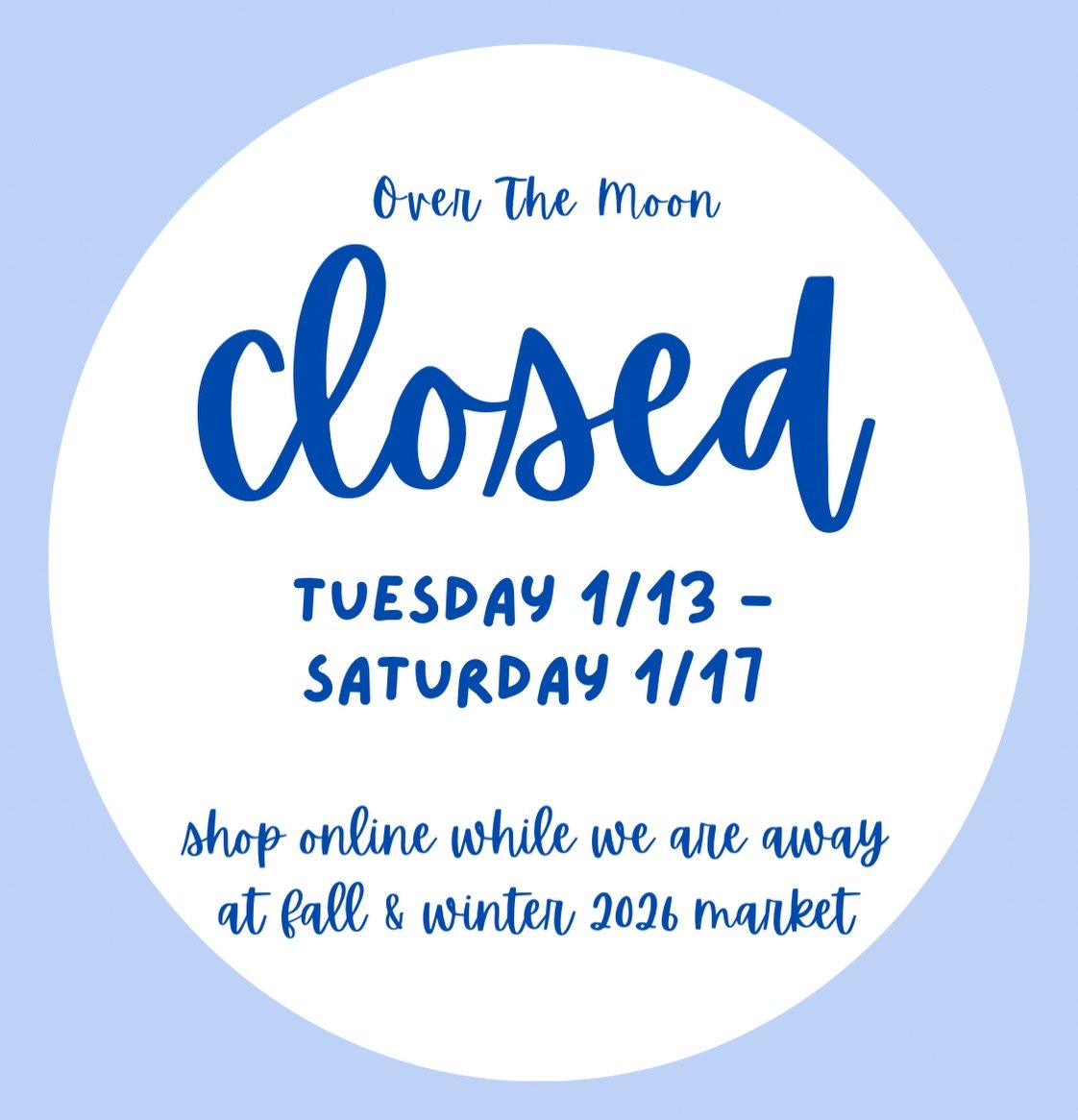 We will be away at market next week, so our storefront will be closed!  Open today (Saturday) 10-2!