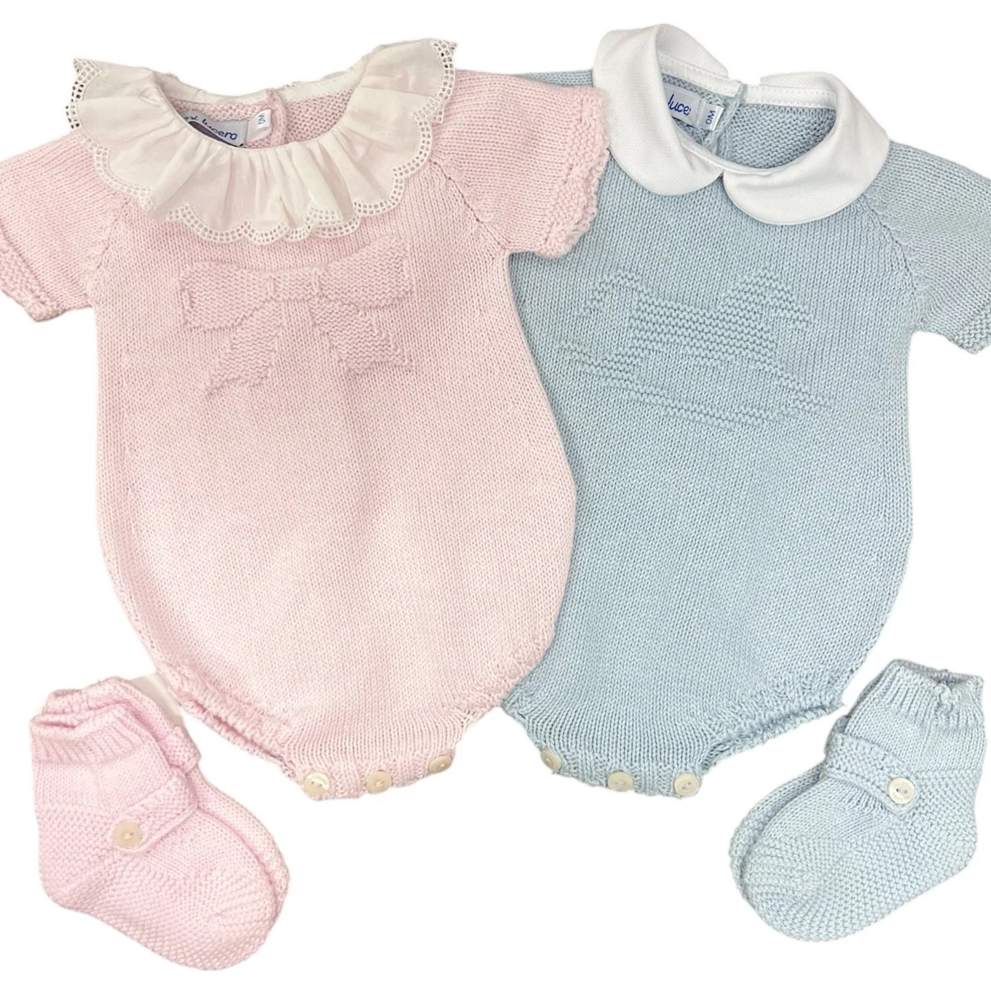 precious baby pieces for spring/summer from @milucero_usa #babygirl #bows #babyboy #knits #gifts