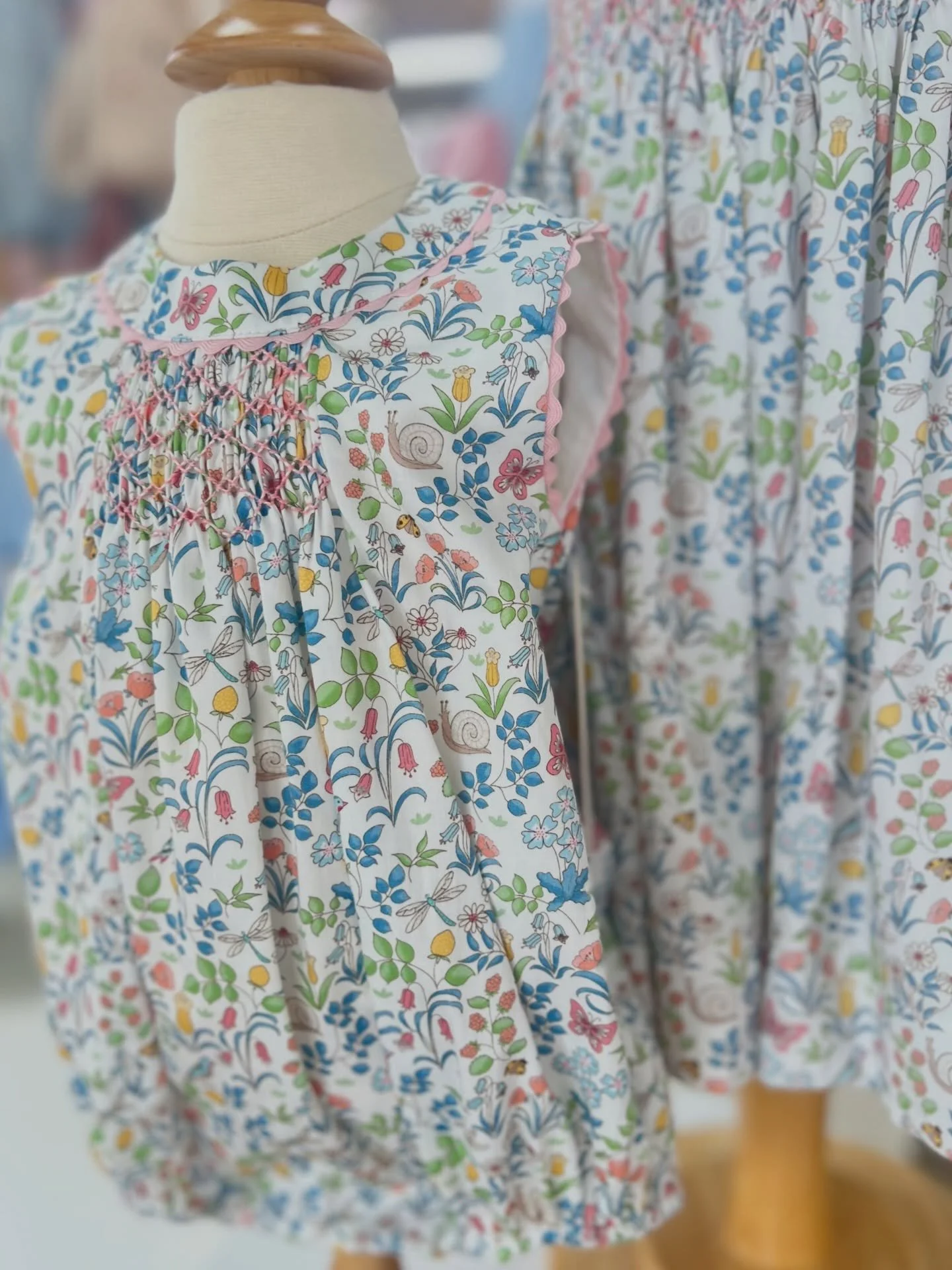 Greenville Garden Butterflies 🦋 from @shoppercyandtyne #girls #smocks #springtime #childrensboutique #mississippi