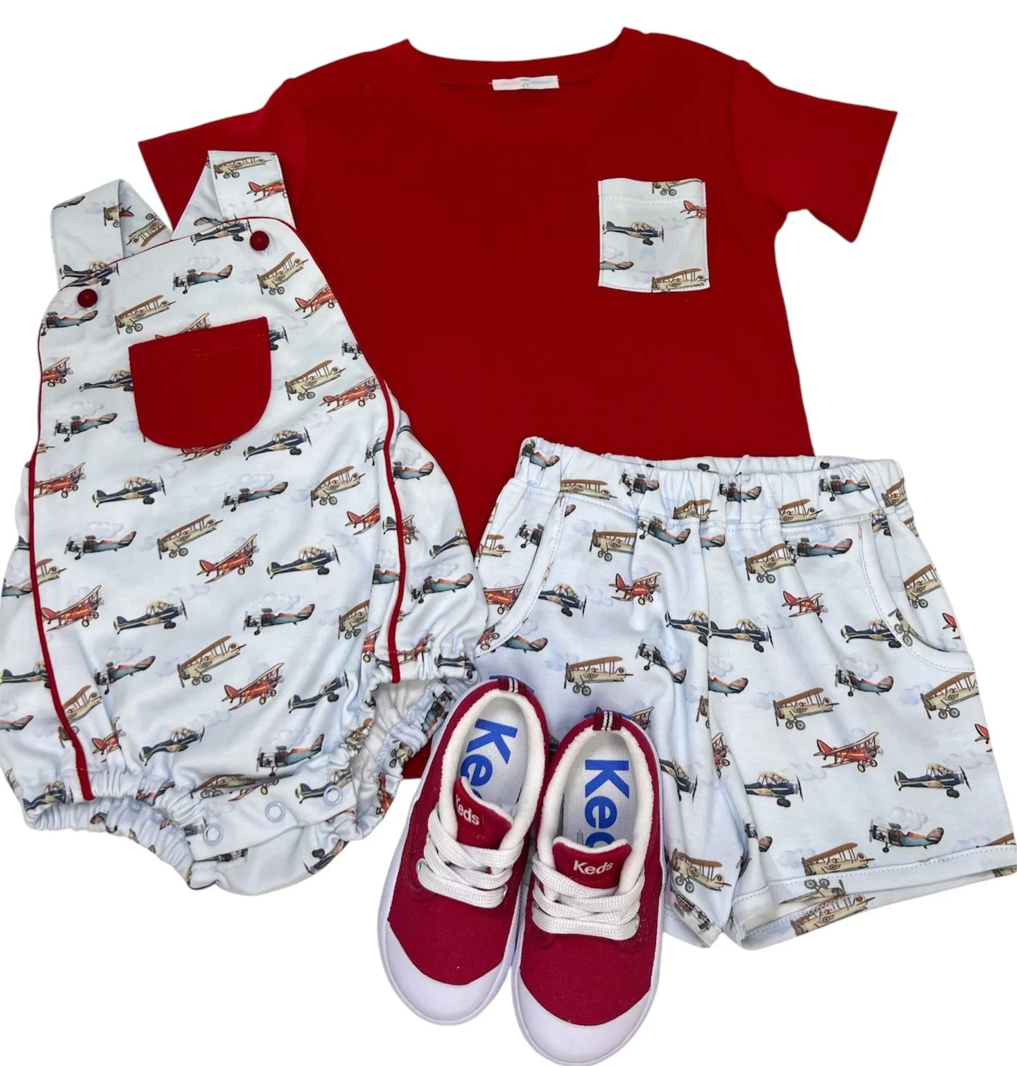 ⚾️🐊✈️100% Pima cotton sets and sunsuits! ⚾️🐊✈️