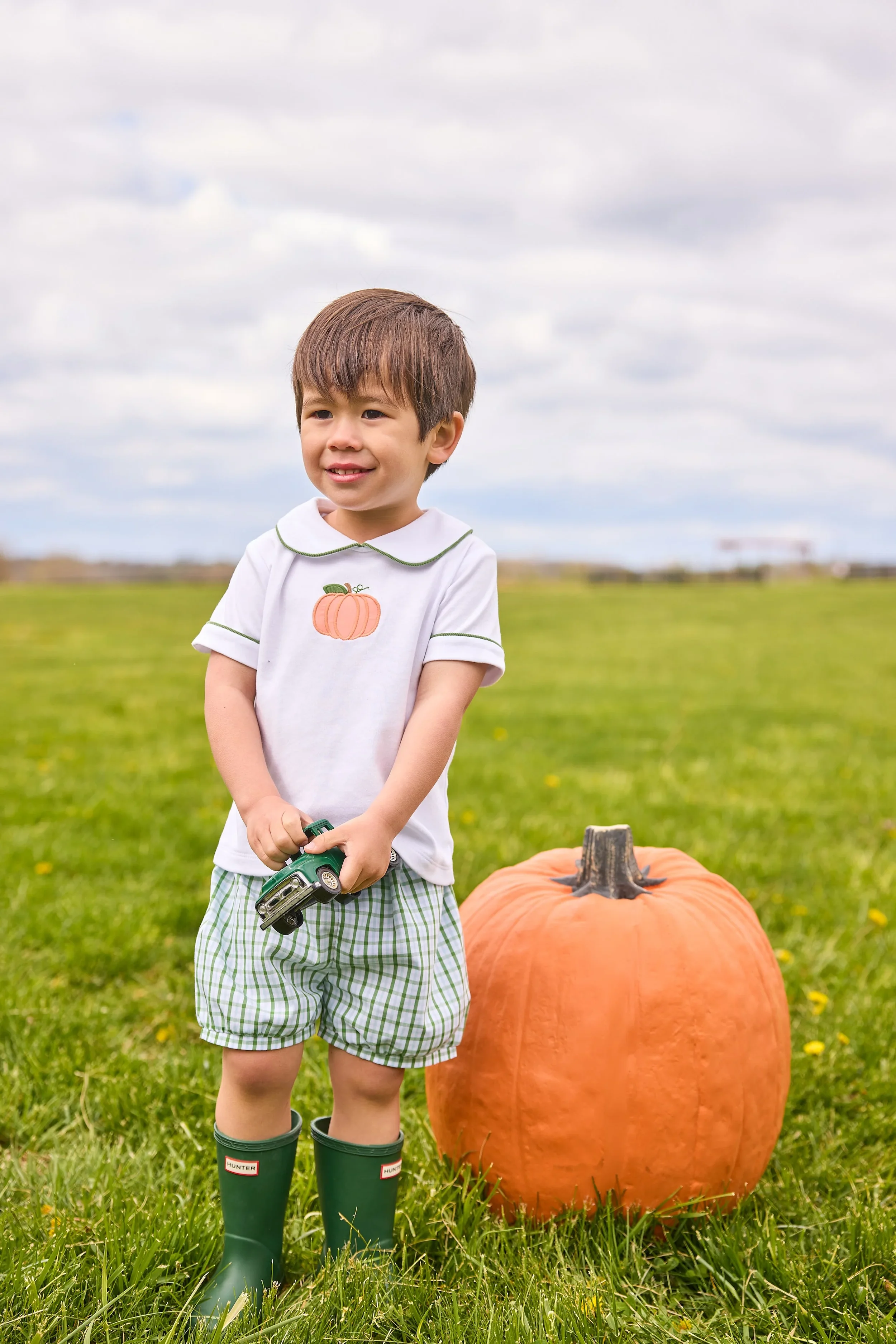 Applique_Peter_Pan_Banded_Short_Set_-_Pumpkin_1.webp