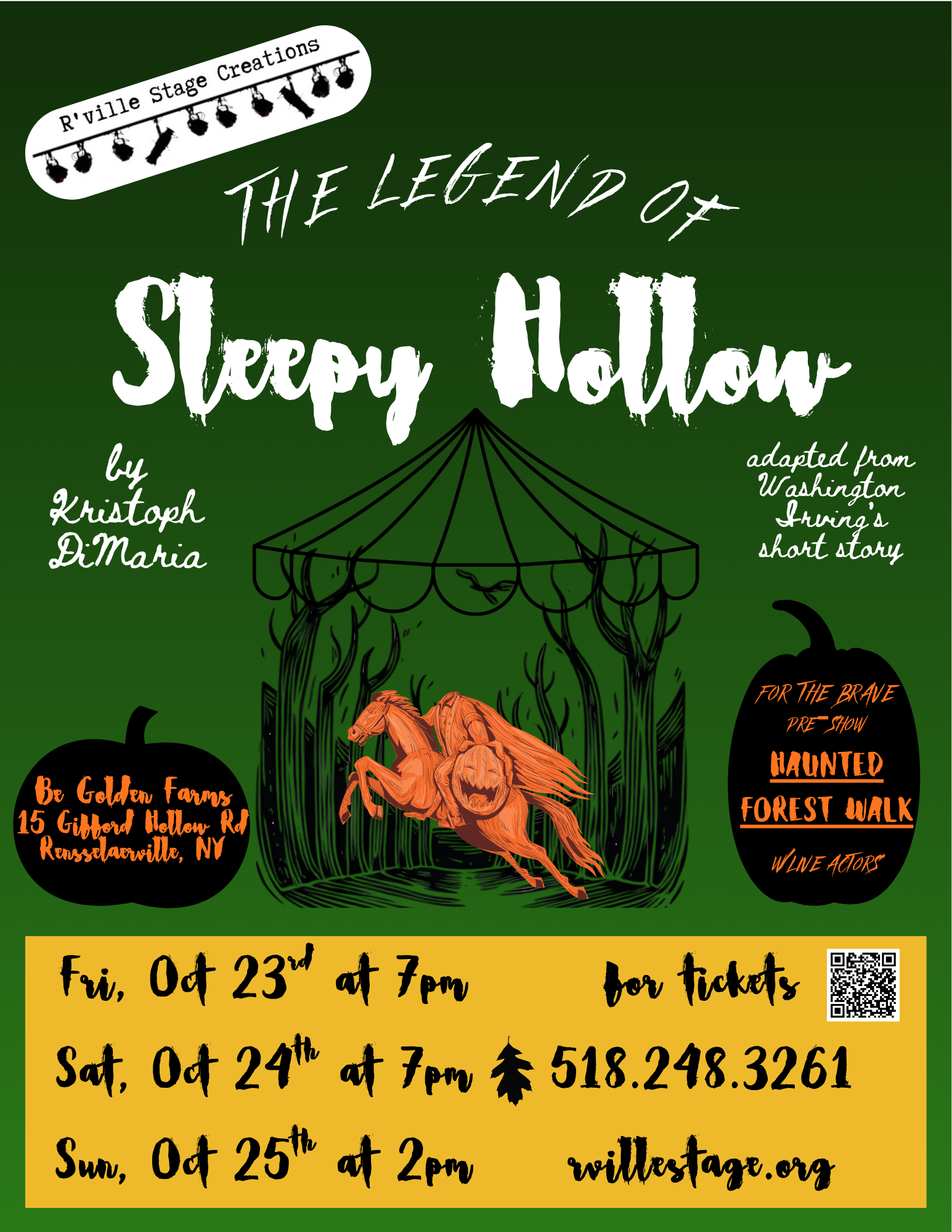  “The Legend of Sleepy Hollow" at Be Golden Farms (Rensslaerville, NY) ***FREE PREVIEW*** (Copy)