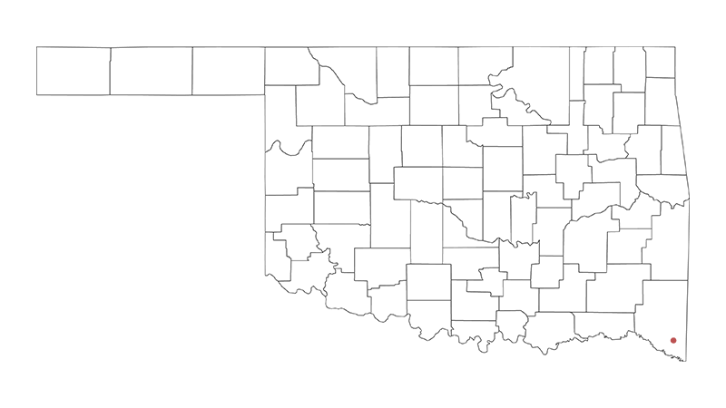 OK Map - Broken Bow Pinned