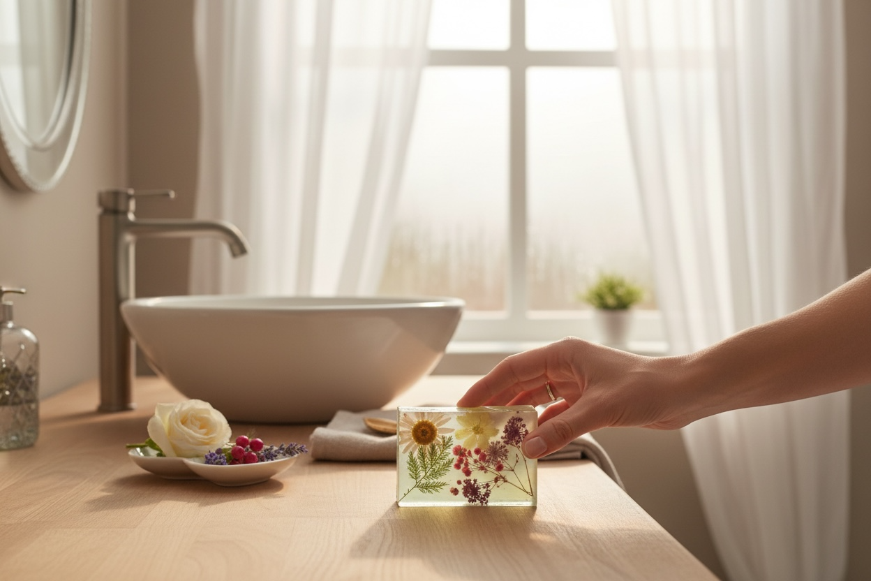 Custom Picture and Botanical Soaps