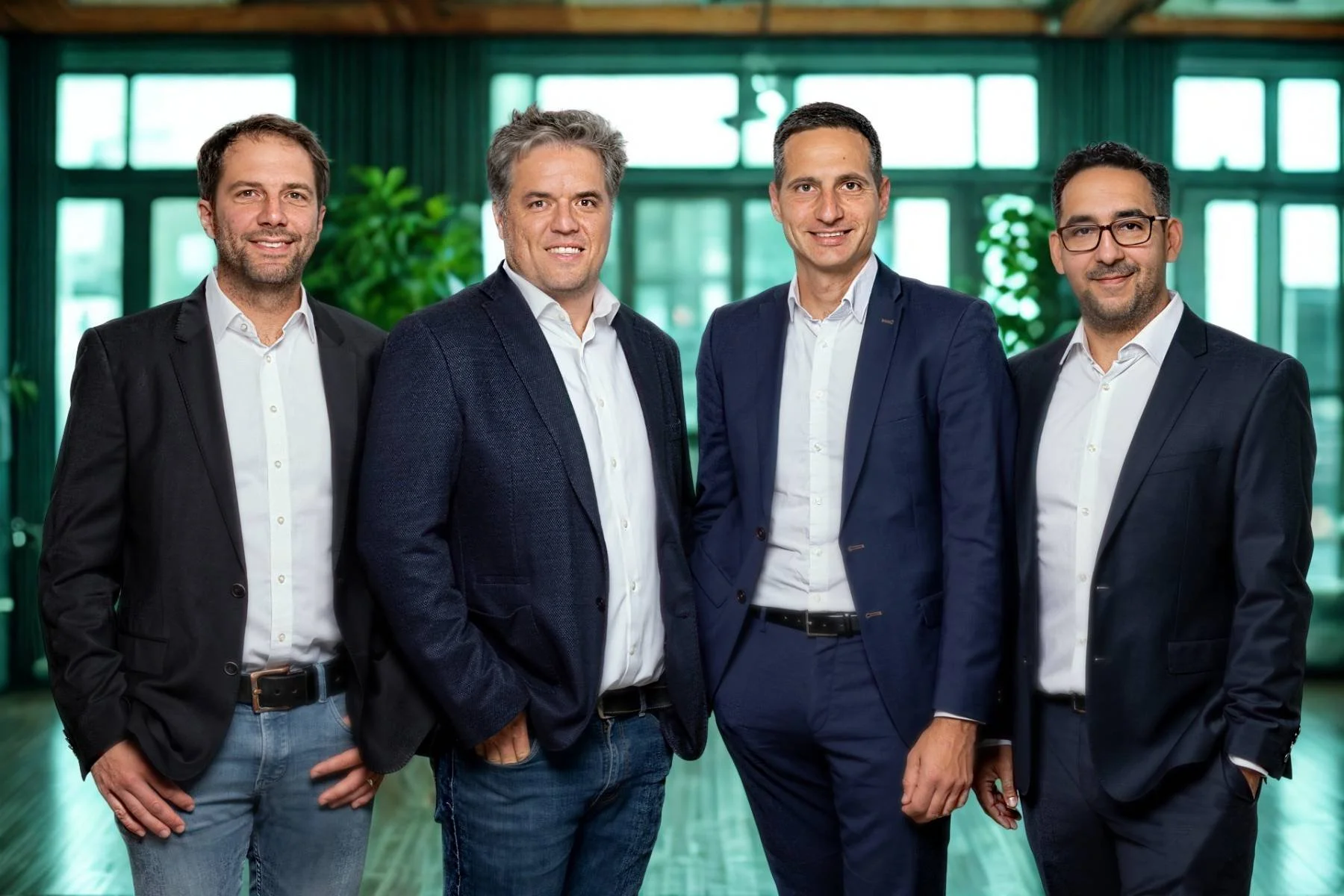 EKU Power Drives leadership team – Manuel Klein, Edward Eichstetter,  Alexander Mainos, and Leonardo Uriona