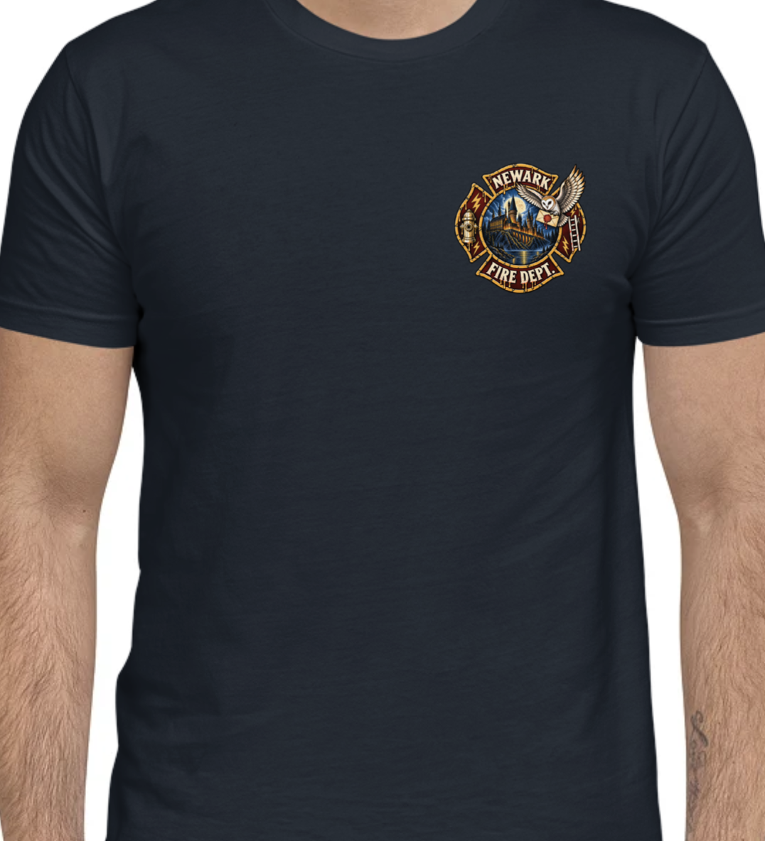 Newark Wizard Hat Fitted T-Shirt