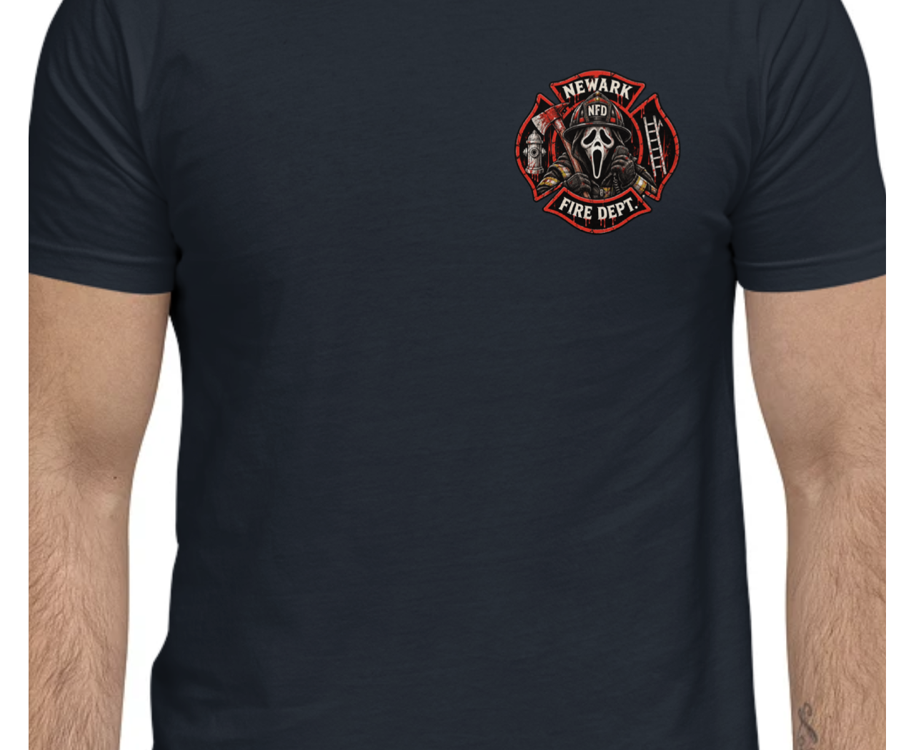 Newark Ghostface Fitted T-Shirt