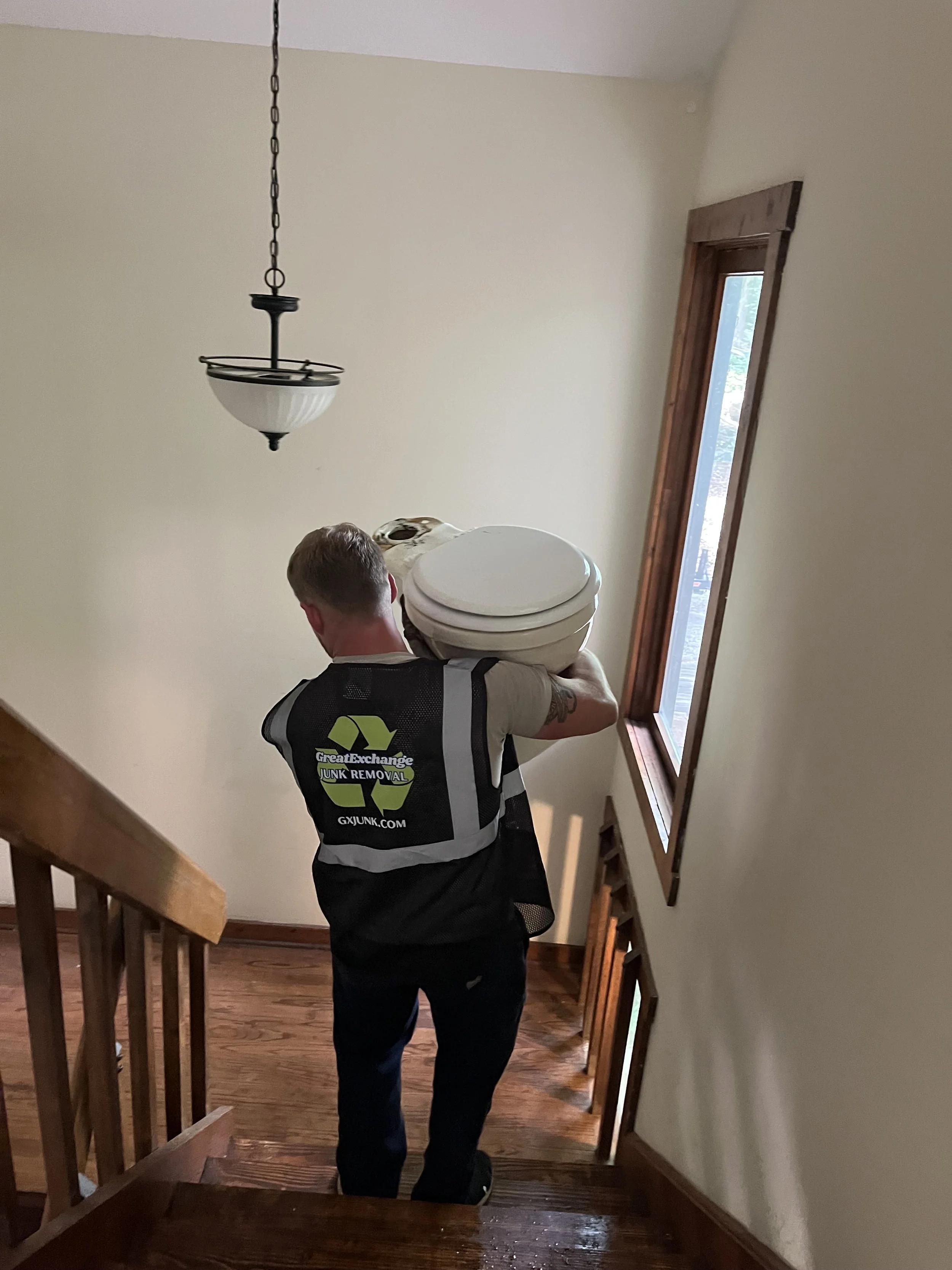 Junk removal property clean out Great Exchange Junk Removal service