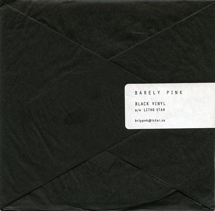 Barely Pink Black Vinyl 7"