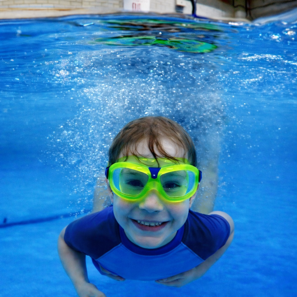 Wimborne based child and adult swim lessons with swim England standards