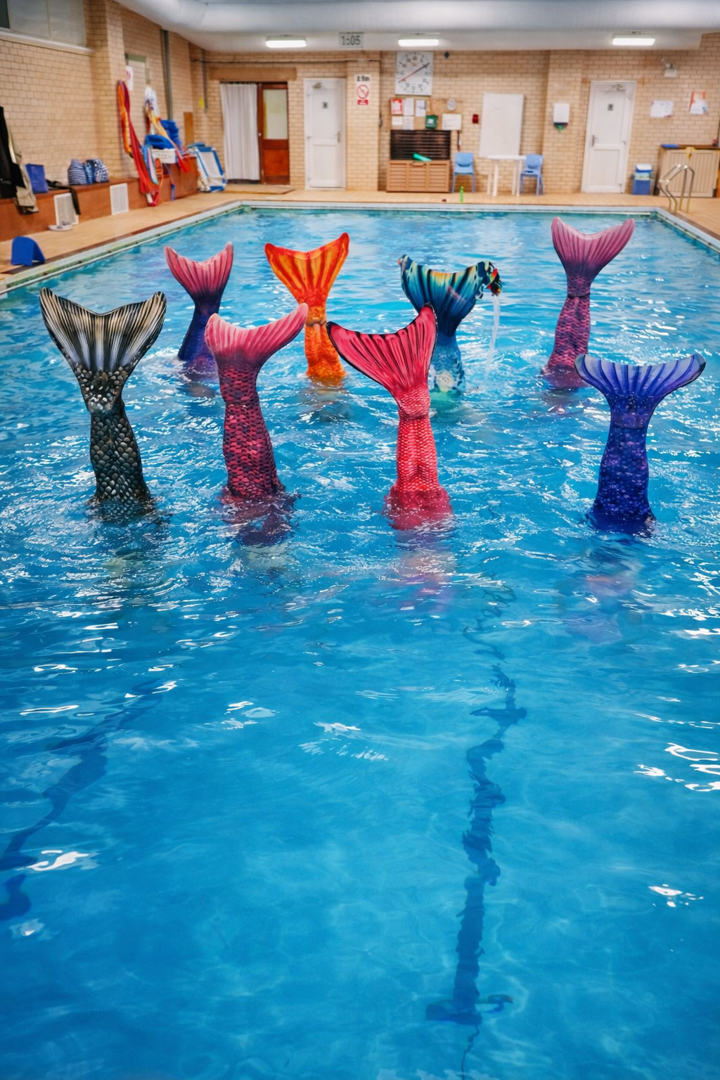 Mermaid tail swimming experience in Dorset for kids and adults