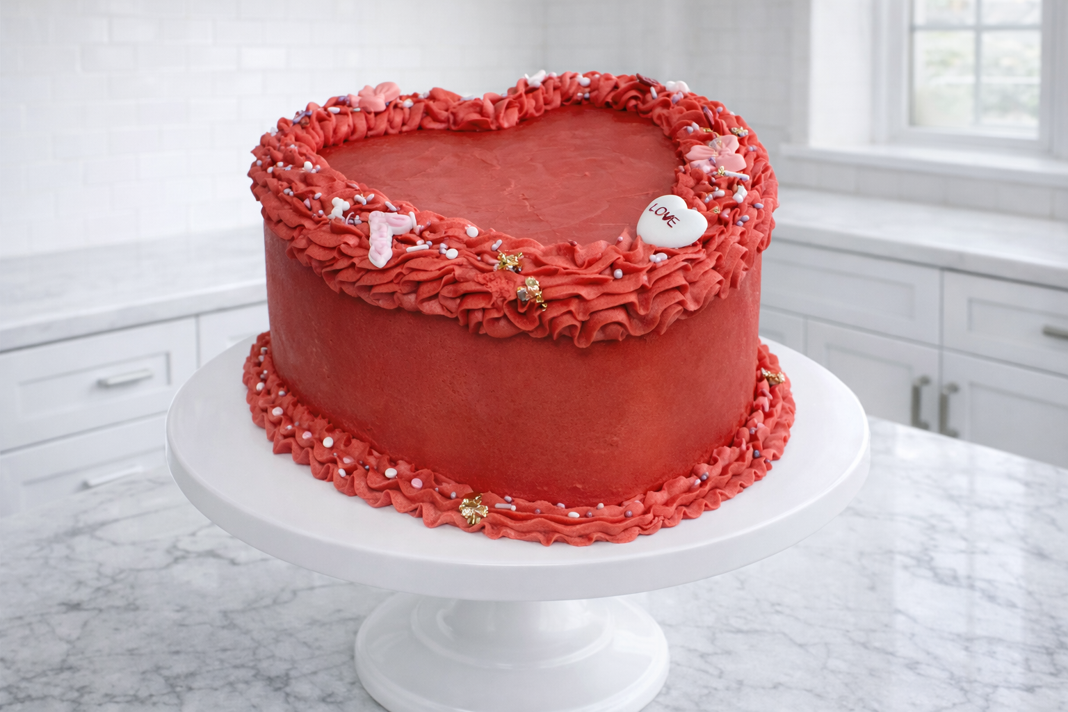 8-inch Heart Cake