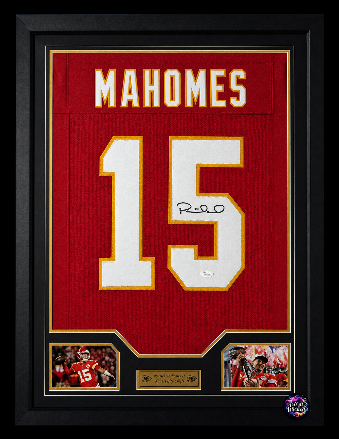 Patrick Mahomes III Autographed NFL Jersey — PSA Authenticated — Professionally Framed