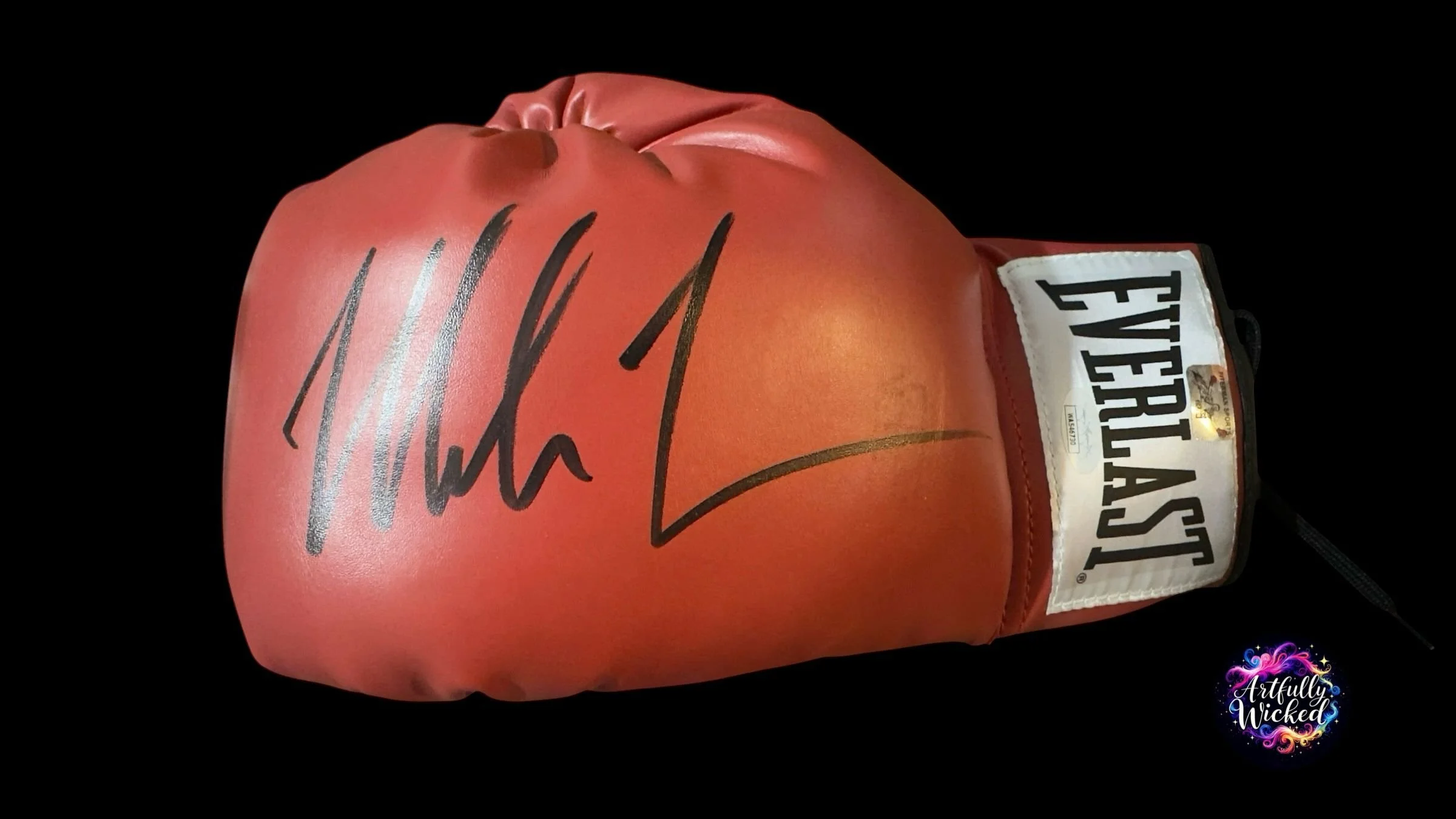 Mike Tyson Signed Left Everlast Red Boxing Glove — JSA Authenticated