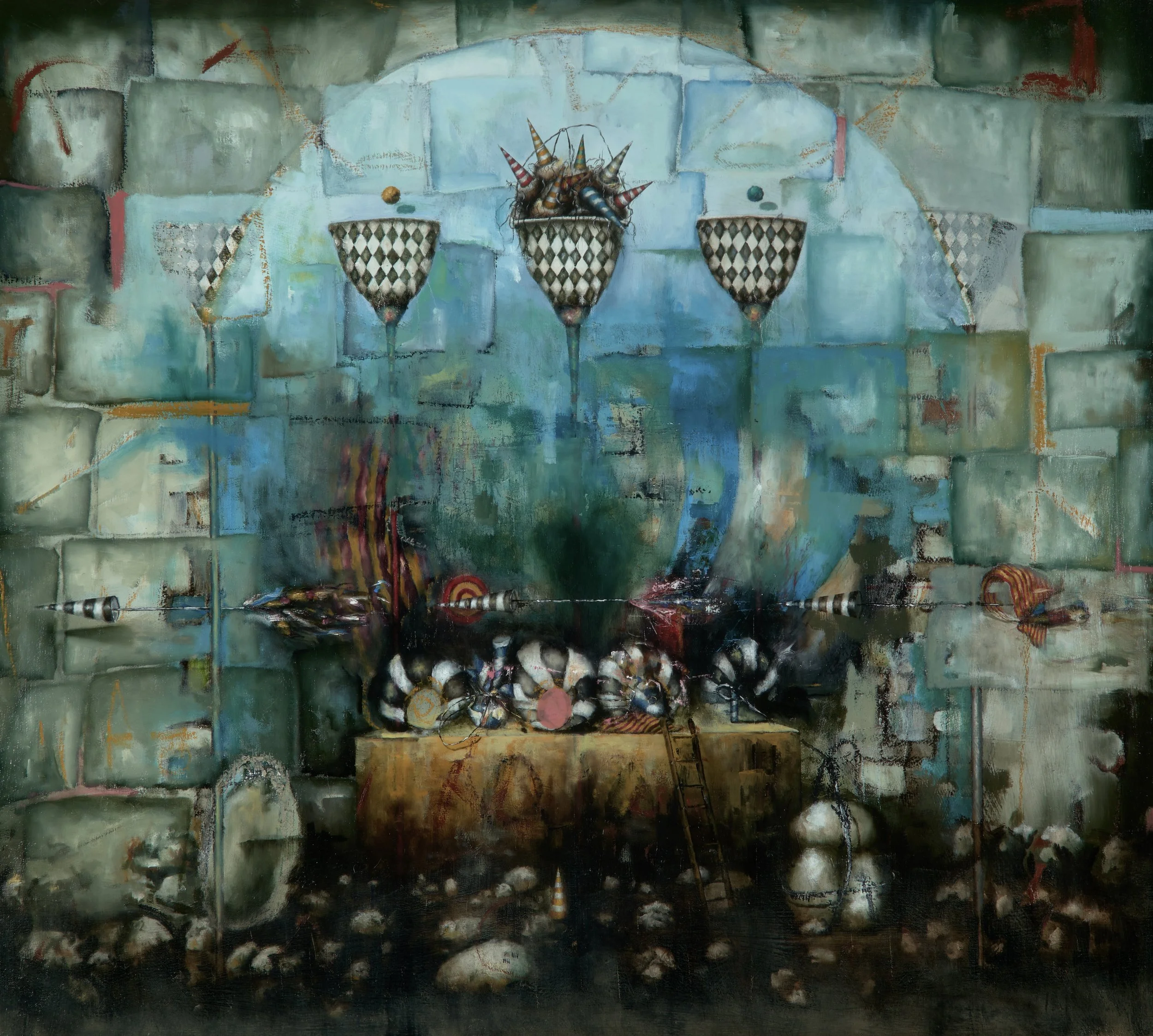 Ojai. oil on canvas 32" x 36"