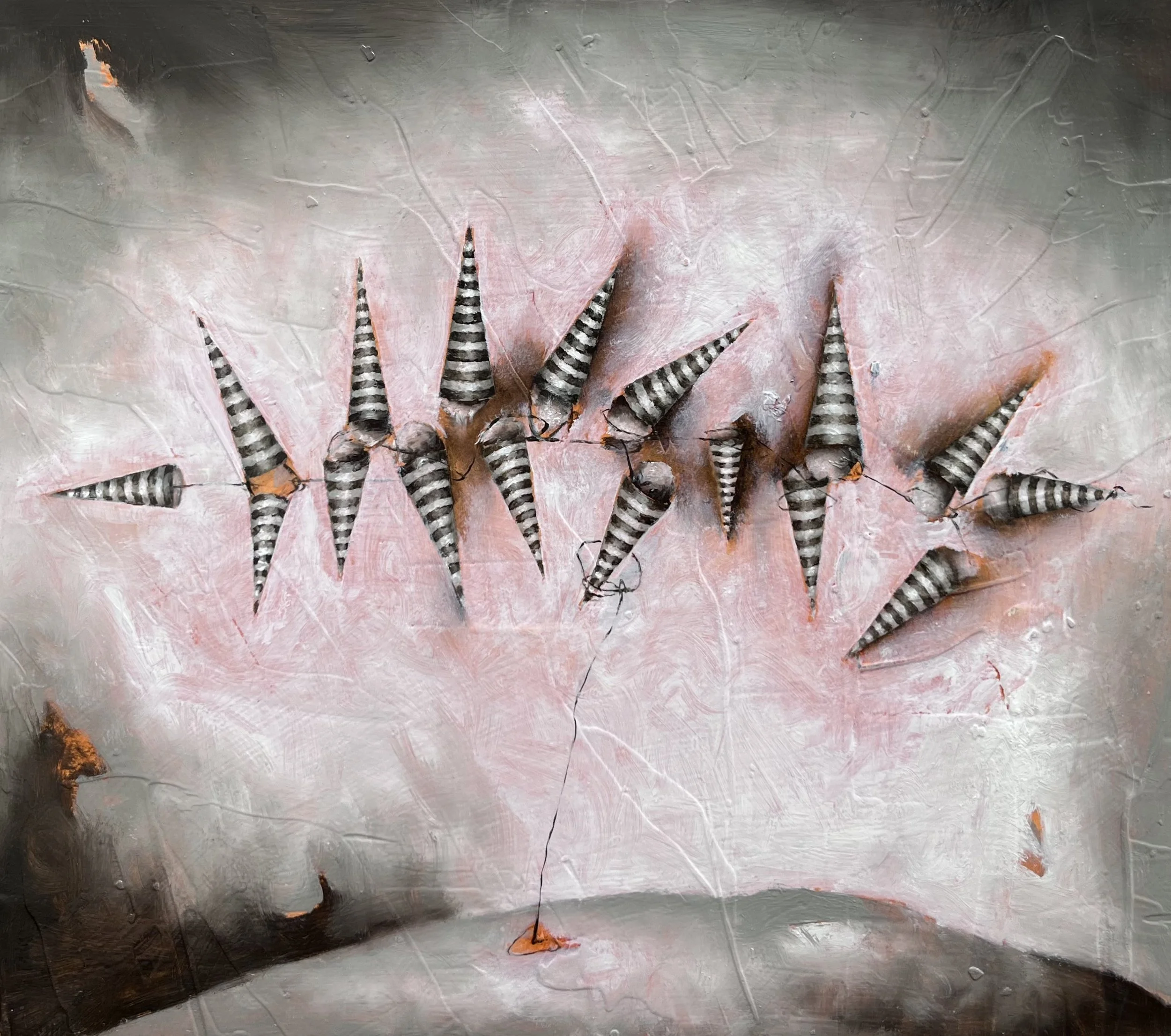 Weathervane. oil on panel 10" x 12"