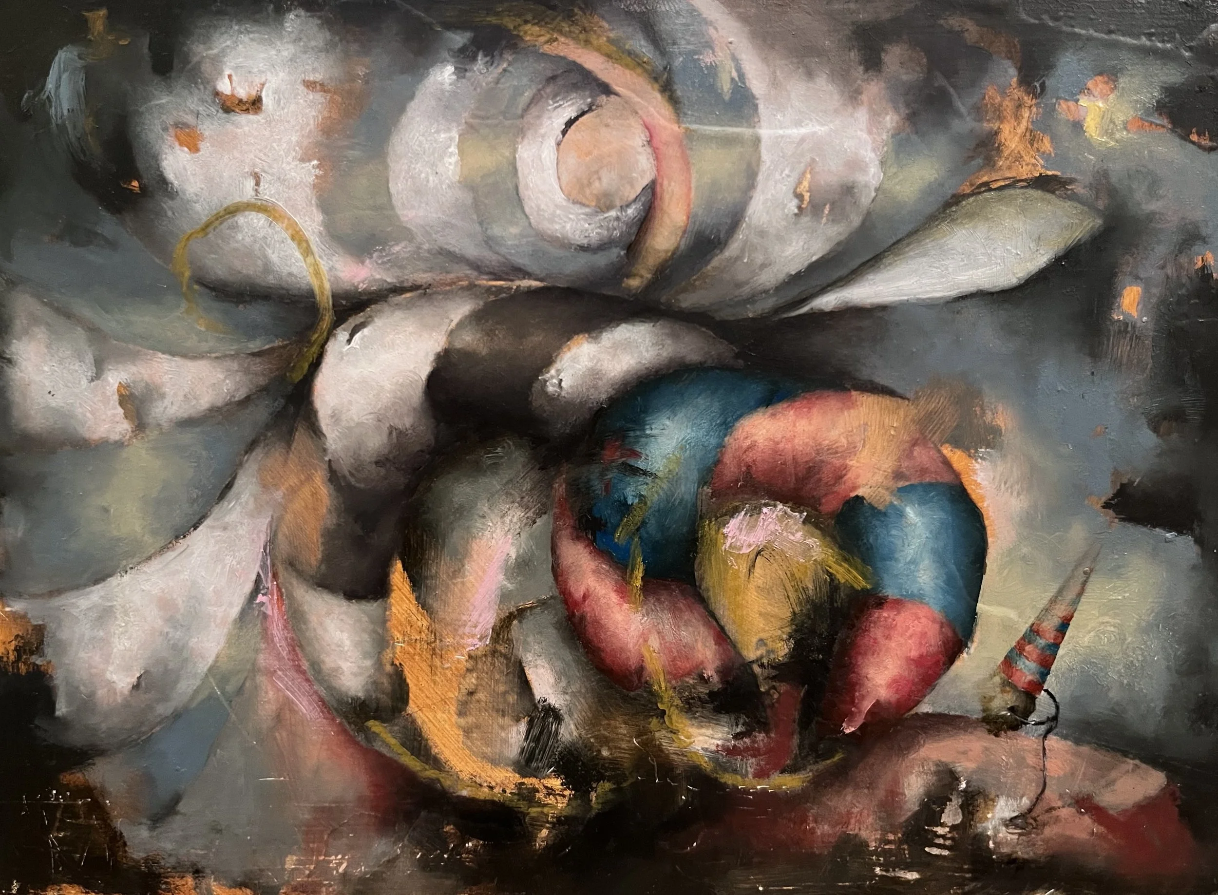 Hazel 1954. oil on panel 6" x 9"