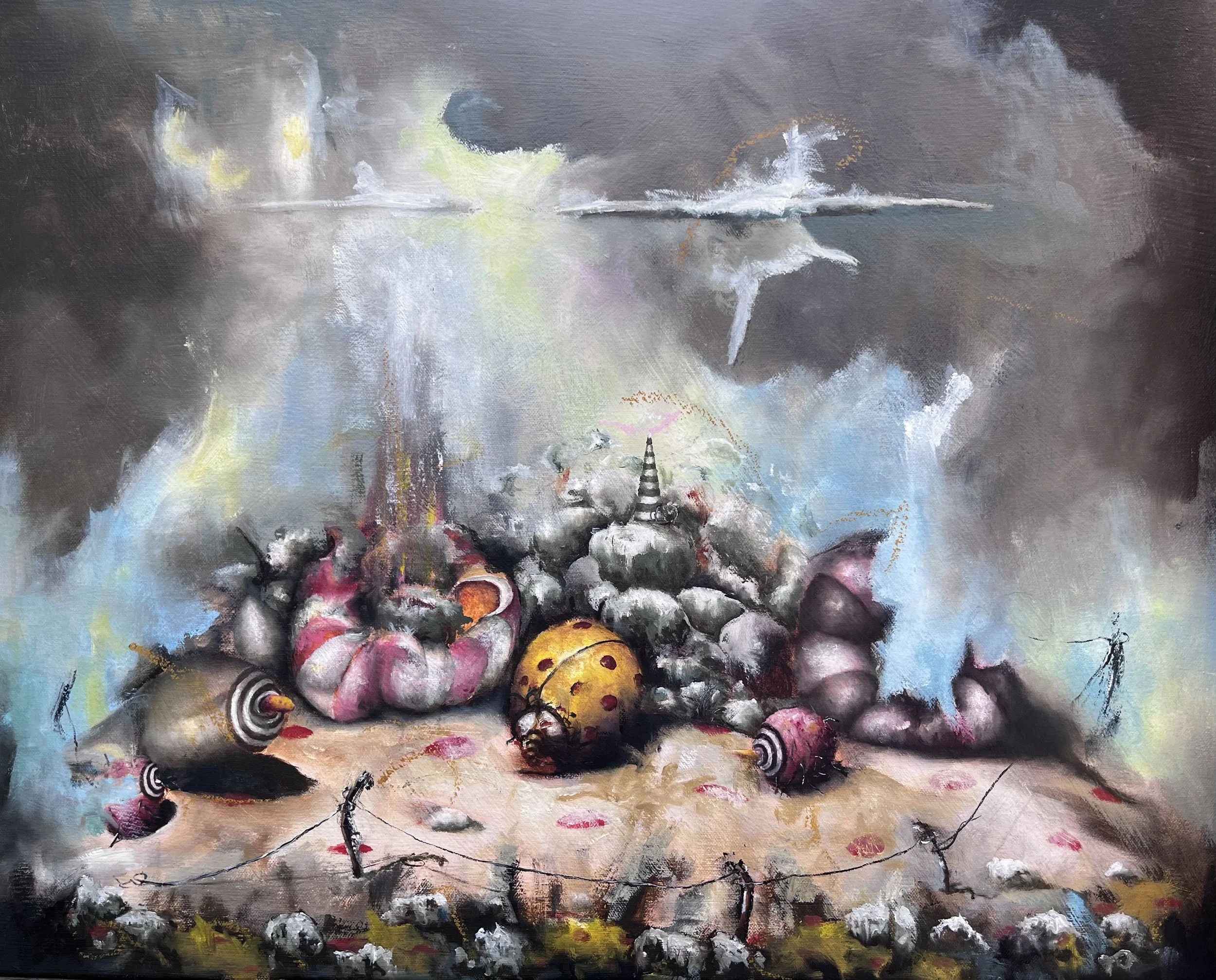 Badlands. oil on canvas 16" x 20" (private collection)