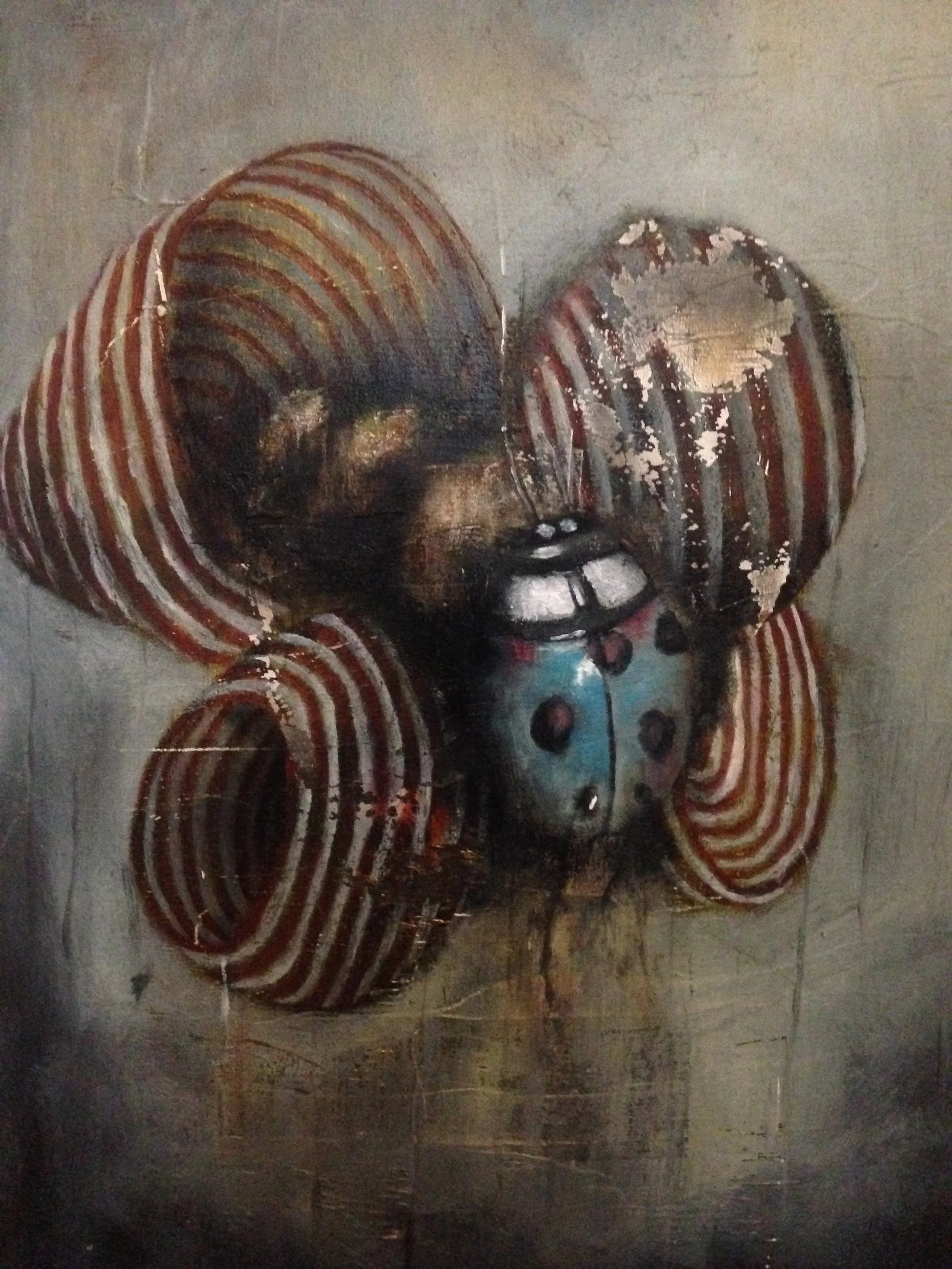 Symbiotic. oil on panel 7" x 5" (private collection)