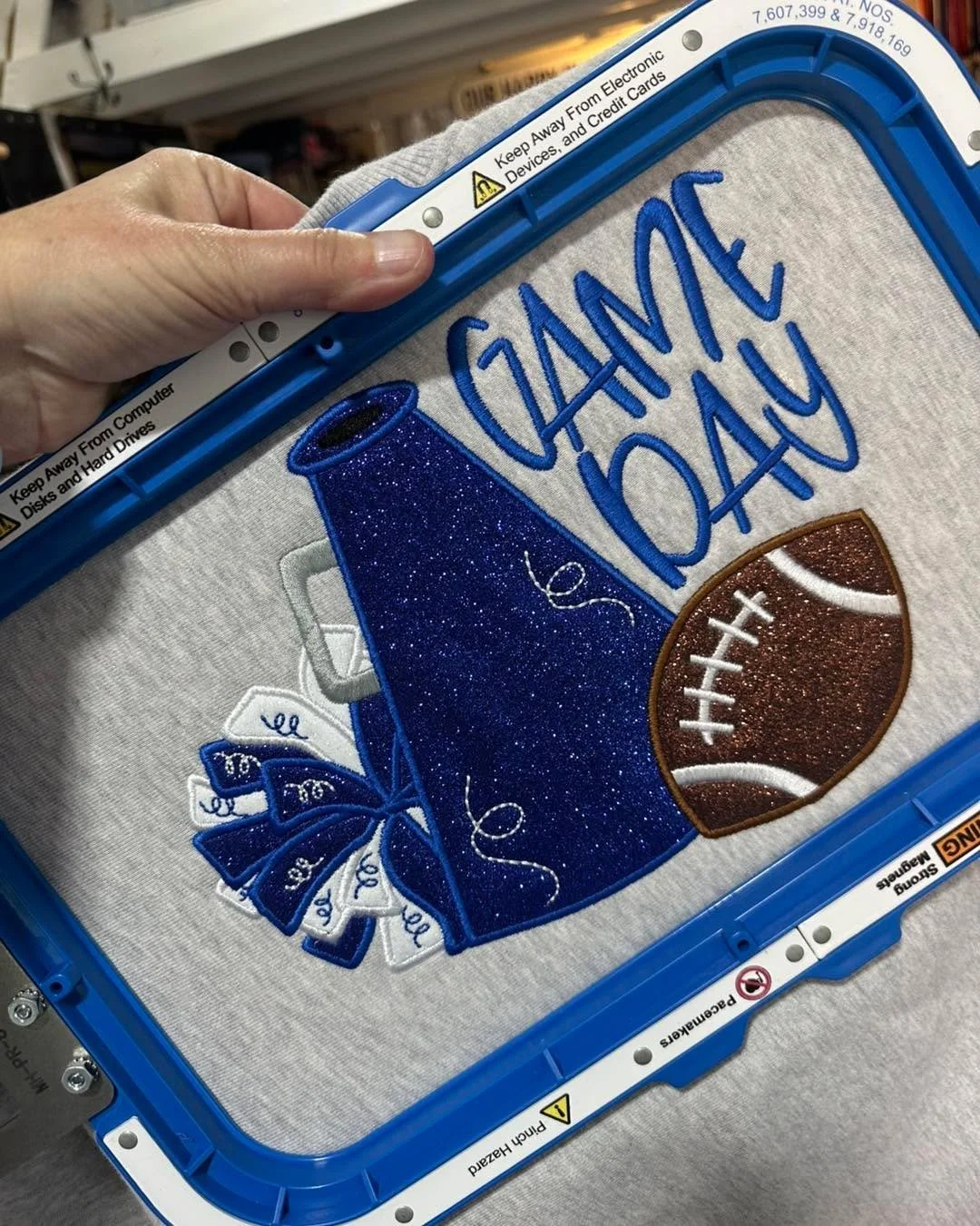 Football season is still going strong, even as we head in to basketball season! Be on the look out for this listing soon! I love it so much, I might go ahead and make a matching basketball design!