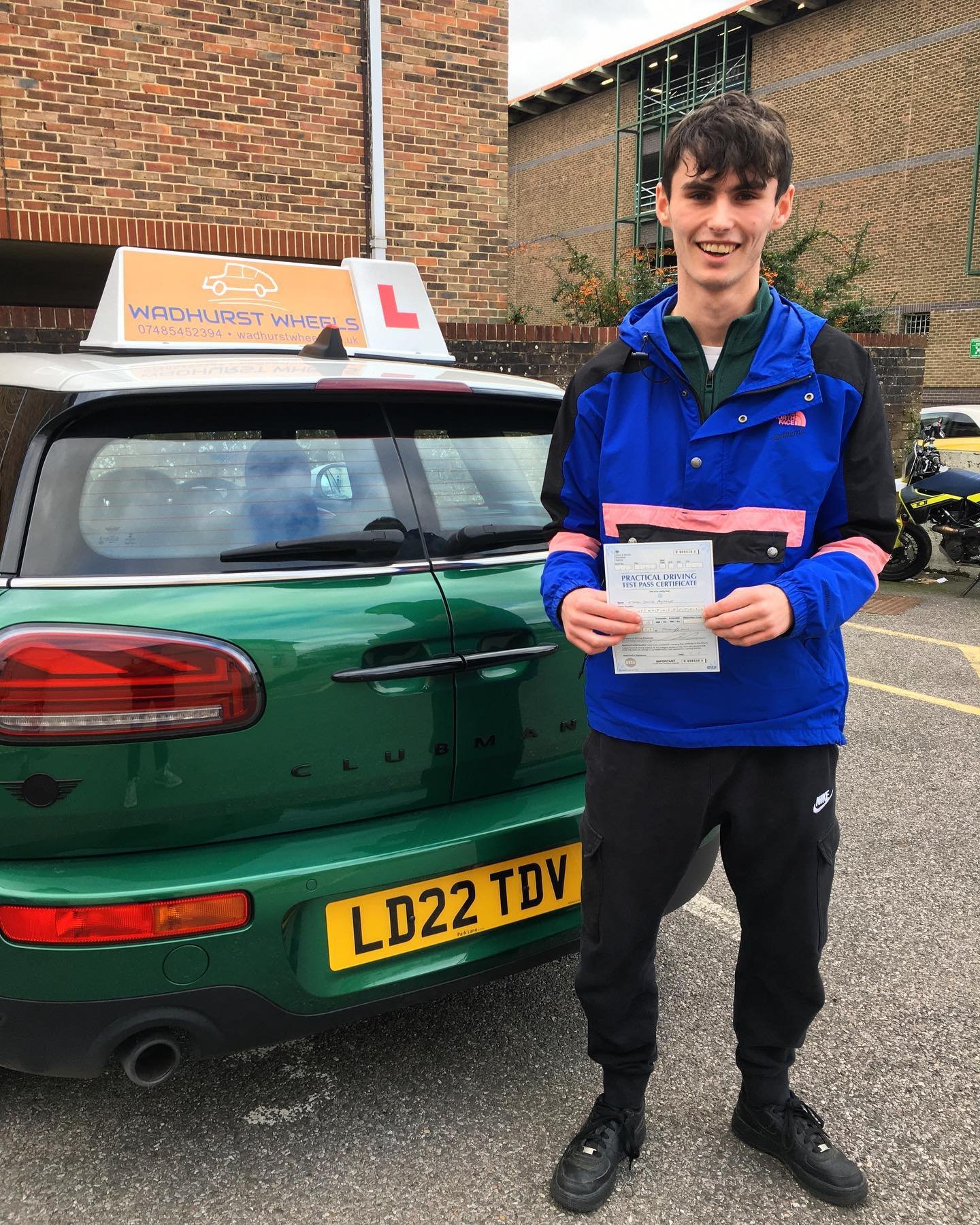 Congratulations to ER of Hurst Green who passed his driving test this morning with just 3 minors, a fantastic result, well done 🎉. Enjoy your freedom AND responsibilities 😃